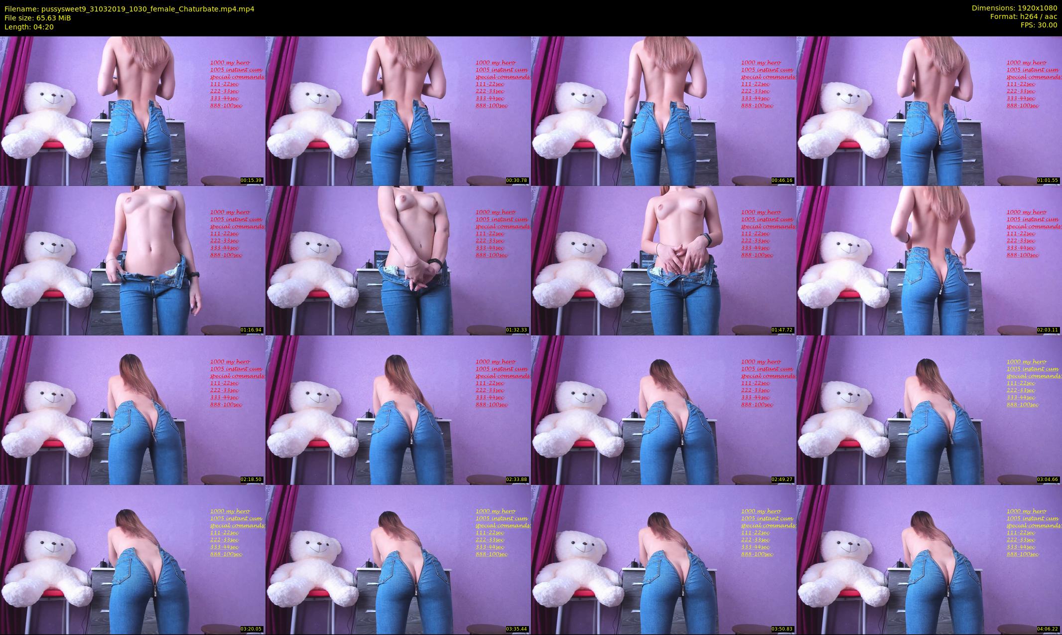 pussysweet9 — 5 minute Chaturbate female cam show recording, 1080p, Mar 31, 2019