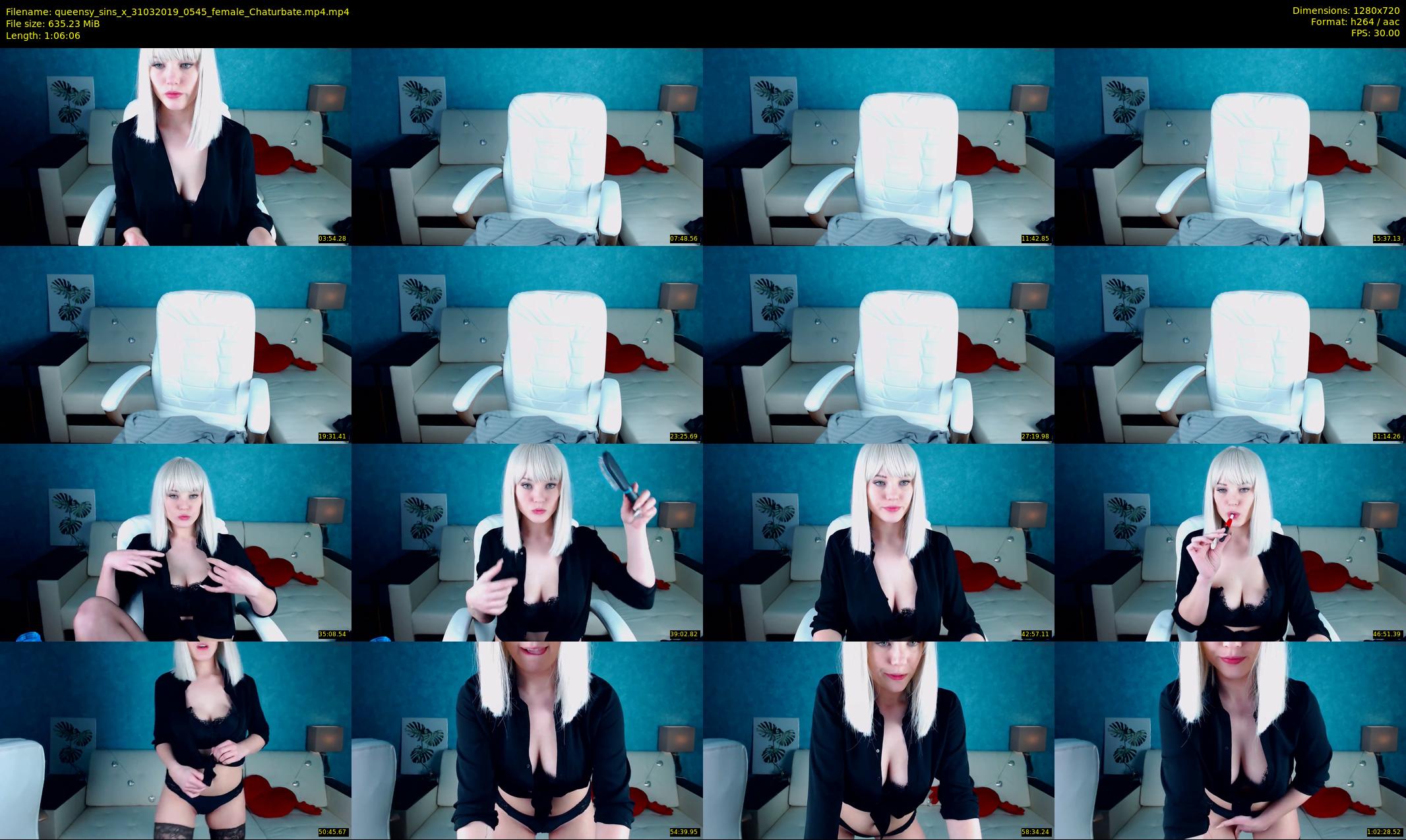 queensy_sins_x — 67 minute Chaturbate female cam show recording, 720p, Mar 31, 2019