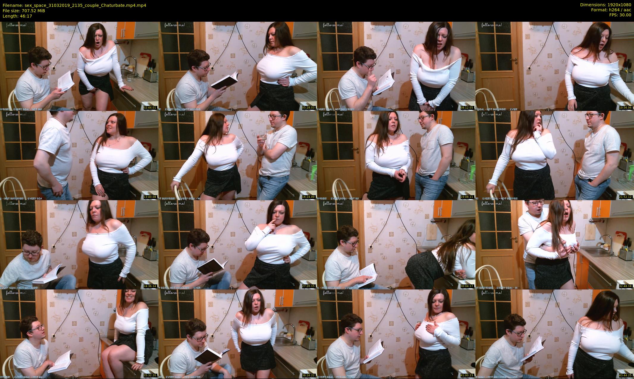 sex_space — 47 minute Chaturbate couple cam show recording, 1080p, Mar 31, 2019