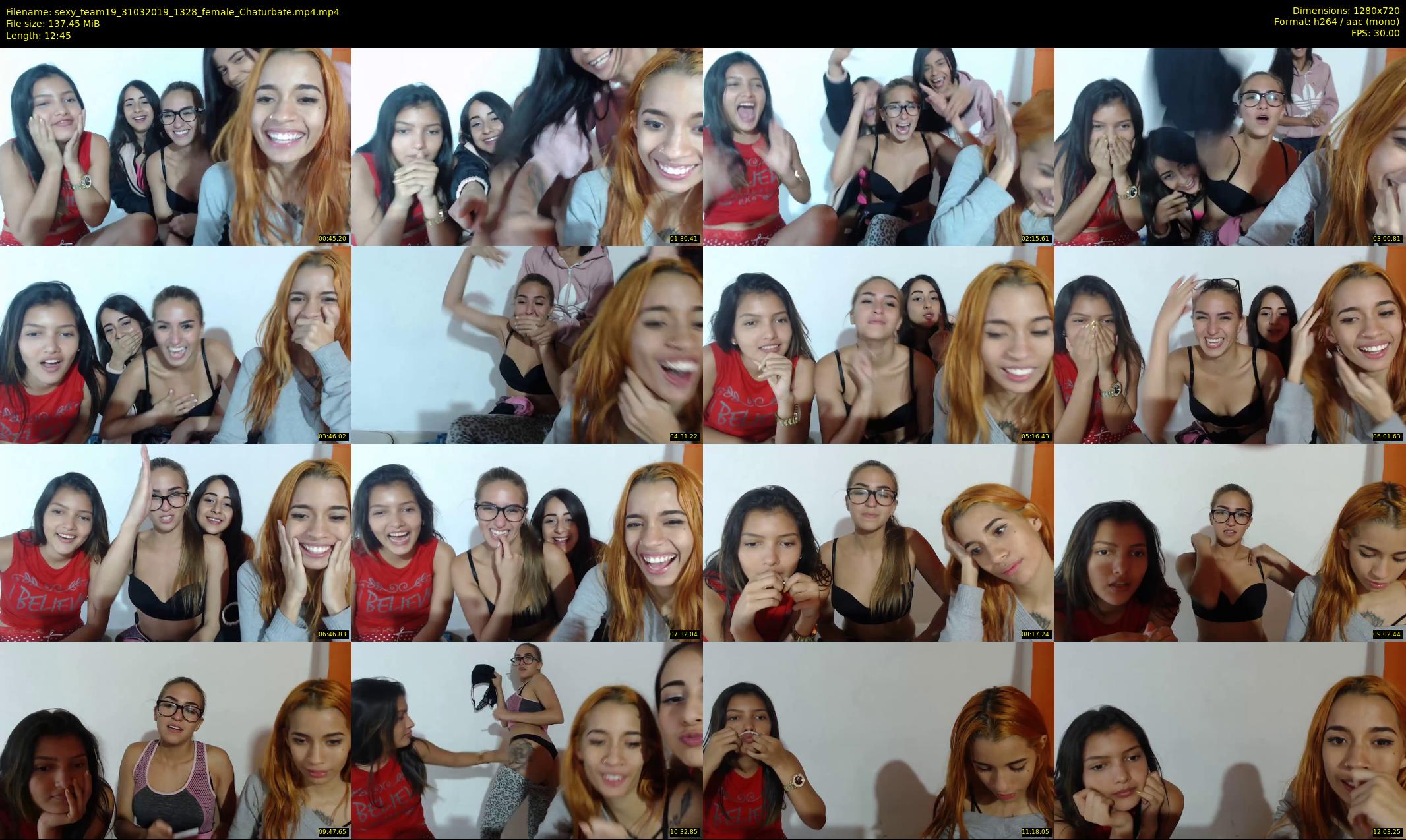 sexy_team19 — 13 minute Chaturbate female cam show recording, 720p, Mar 31, 2019