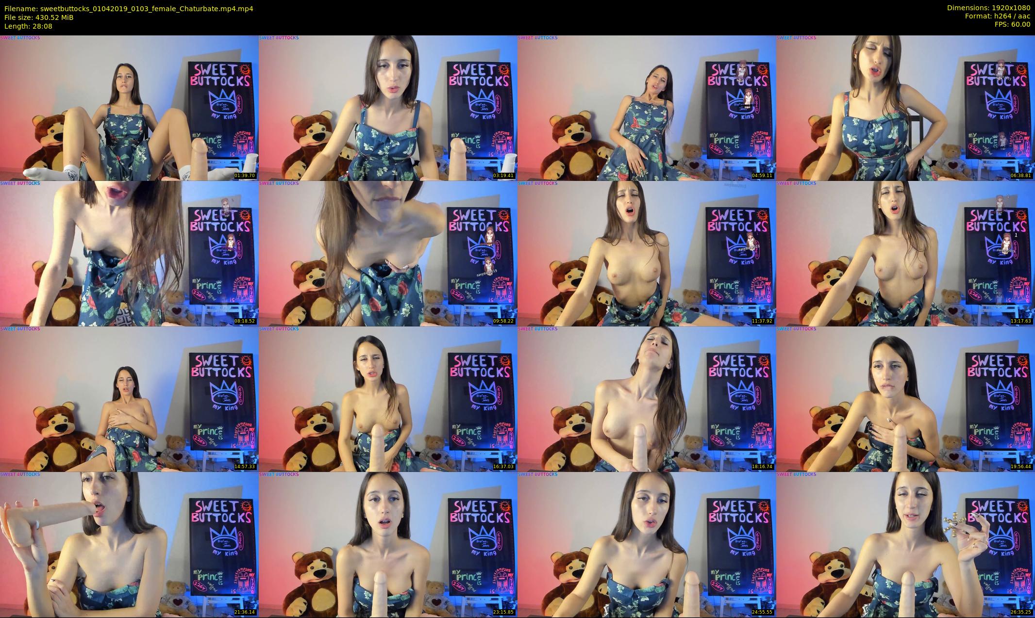 sweetbuttocks — 29 minute Chaturbate female cam show recording, 1080p, Apr 1, 2019