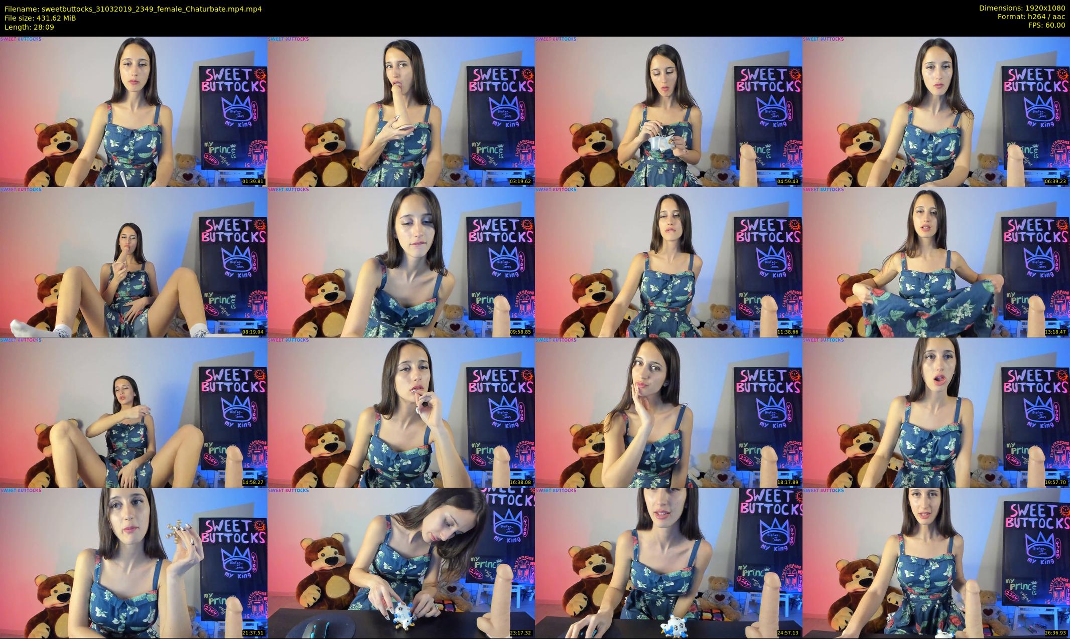 sweetbuttocks — 29 minute Chaturbate female cam show recording, 1080p, Mar 31, 2019