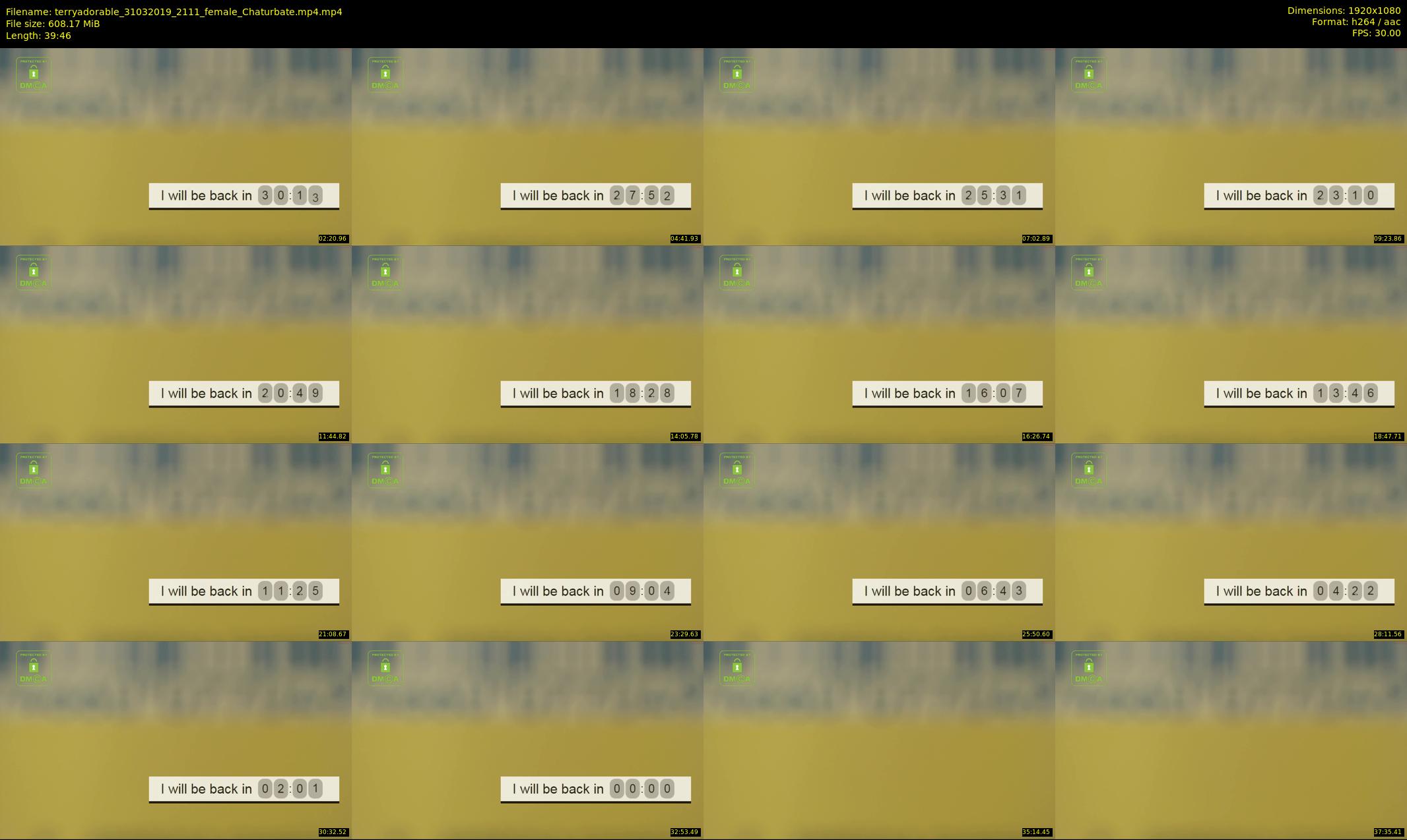 terryadorable — 40 minute Chaturbate female cam show recording, 1080p, Mar 31, 2019