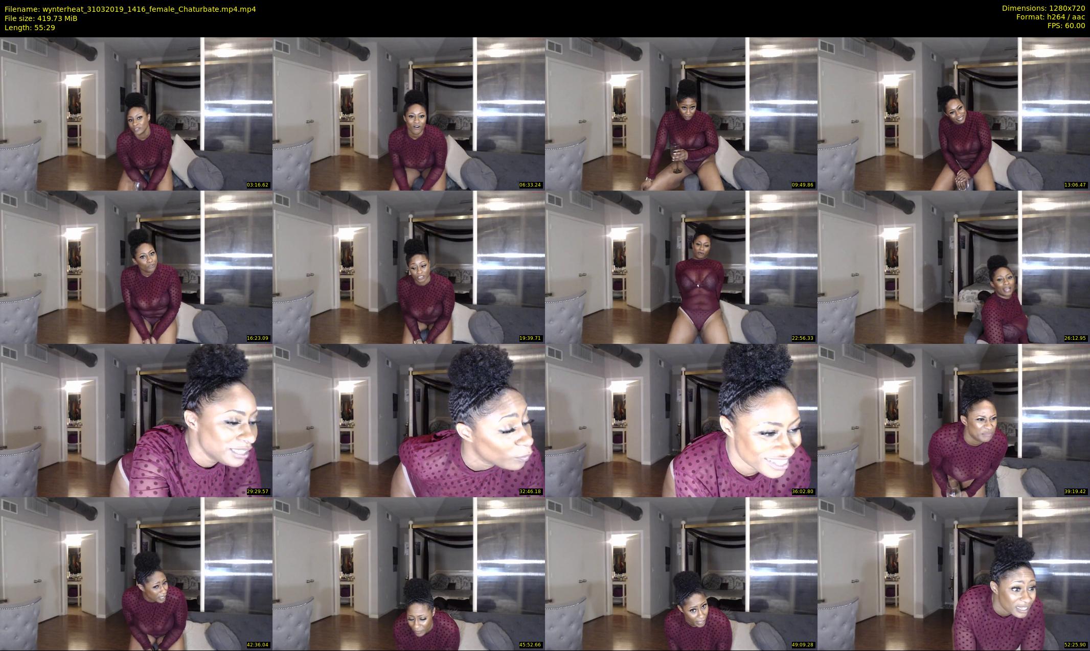 wynterheat — 56 minute Chaturbate female cam show recording, 720p, Mar 31, 2019