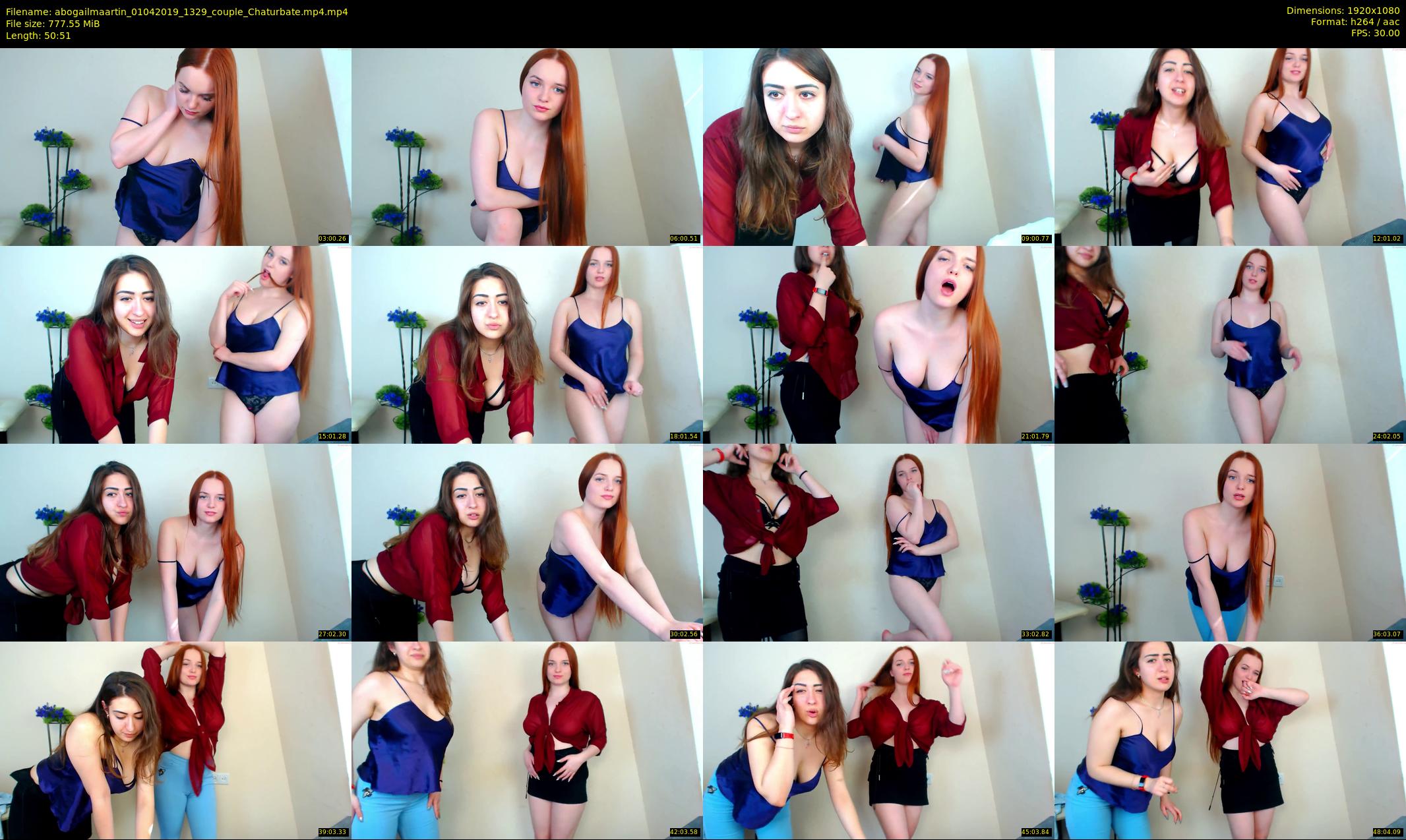abogailmaartin — 51 minute Chaturbate female cam show recording, 1080p, Apr 1, 2019