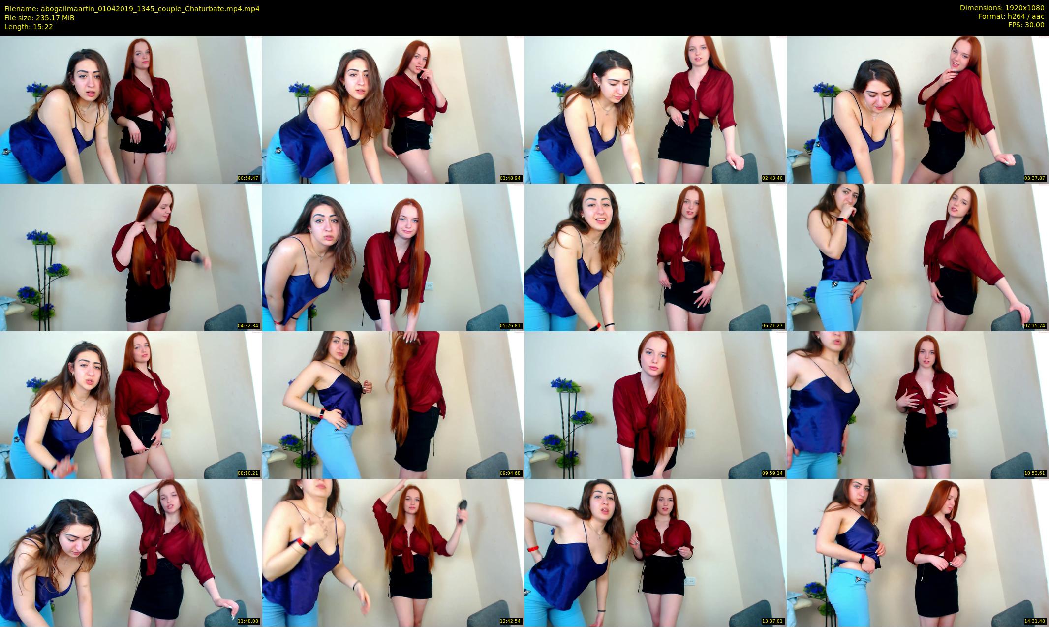 abogailmaartin — 16 minute Chaturbate female cam show recording, 1080p, Apr 1, 2019