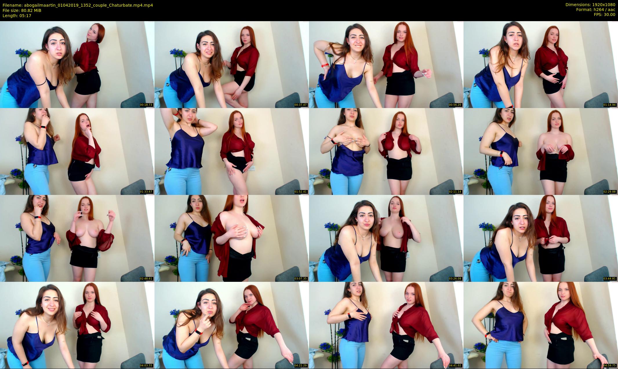 abogailmaartin — 6 minute Chaturbate female cam show recording, 1080p, Apr 1, 2019