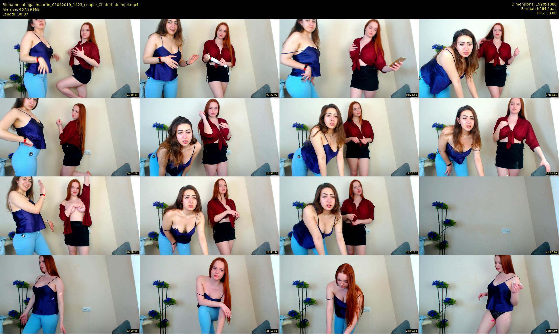 abogailmaartin — 31 minute Chaturbate female cam show recording, 1080p, Apr 1, 2019