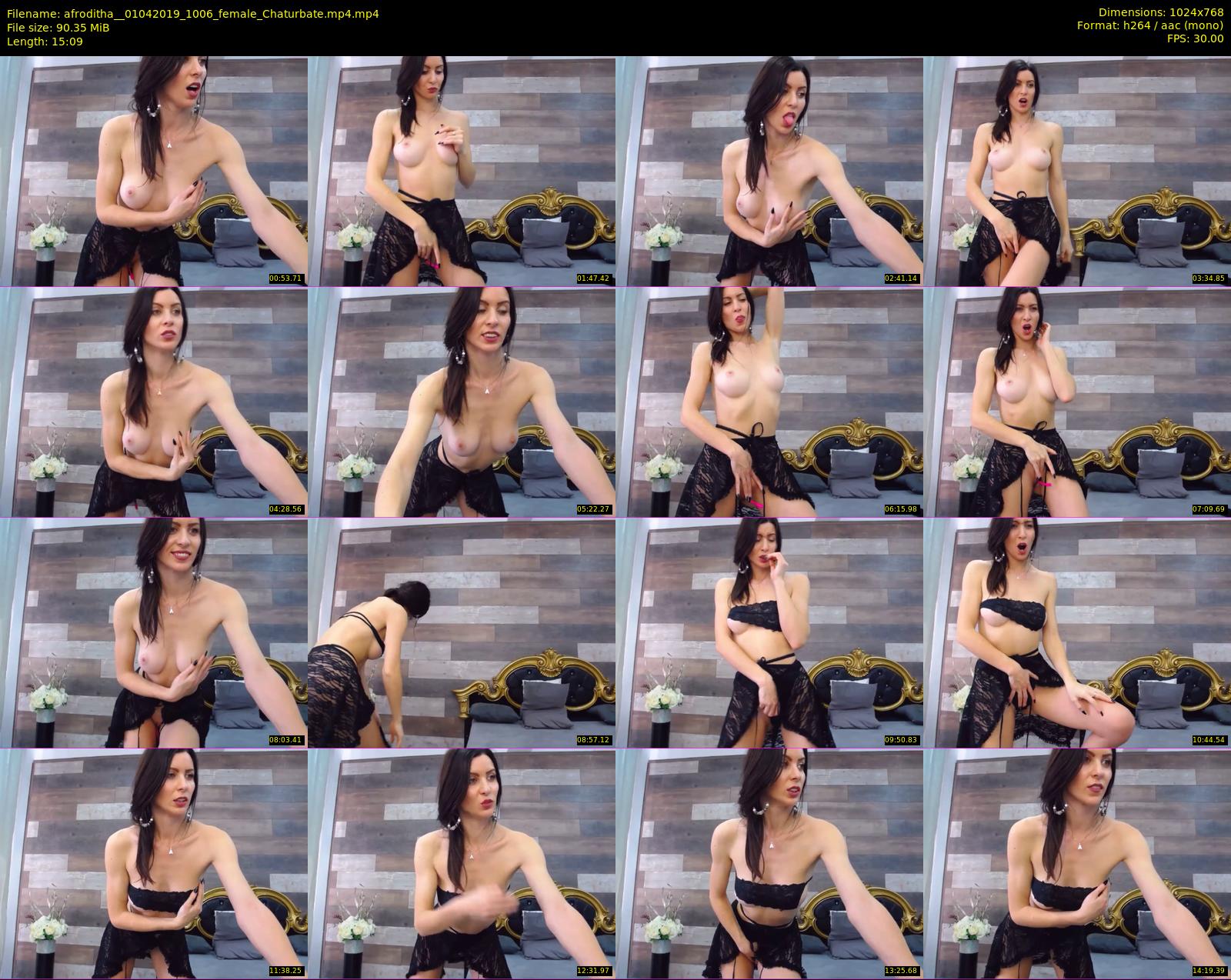 afroditha_ — 16 minute Chaturbate female cam show recording, 720p, Apr 1, 2019