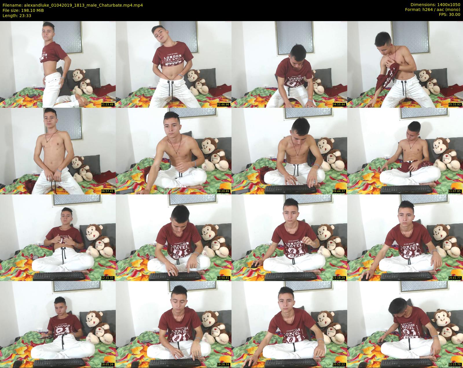 alexandluke — 24 minute Chaturbate male cam show recording, 720p, Apr 1, 2019