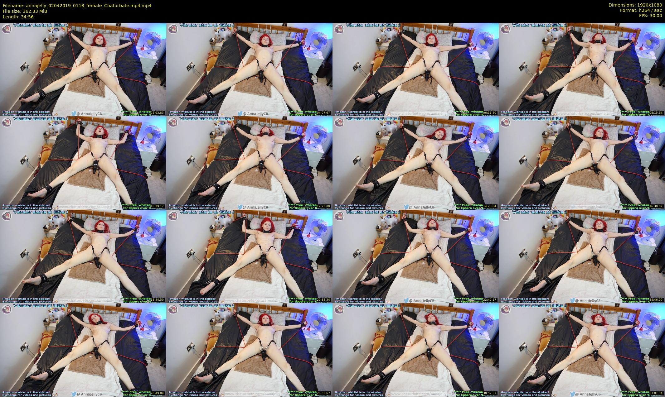 annajelly — 35 minute Chaturbate couple cam show recording, 1080p, Apr 2, 2019