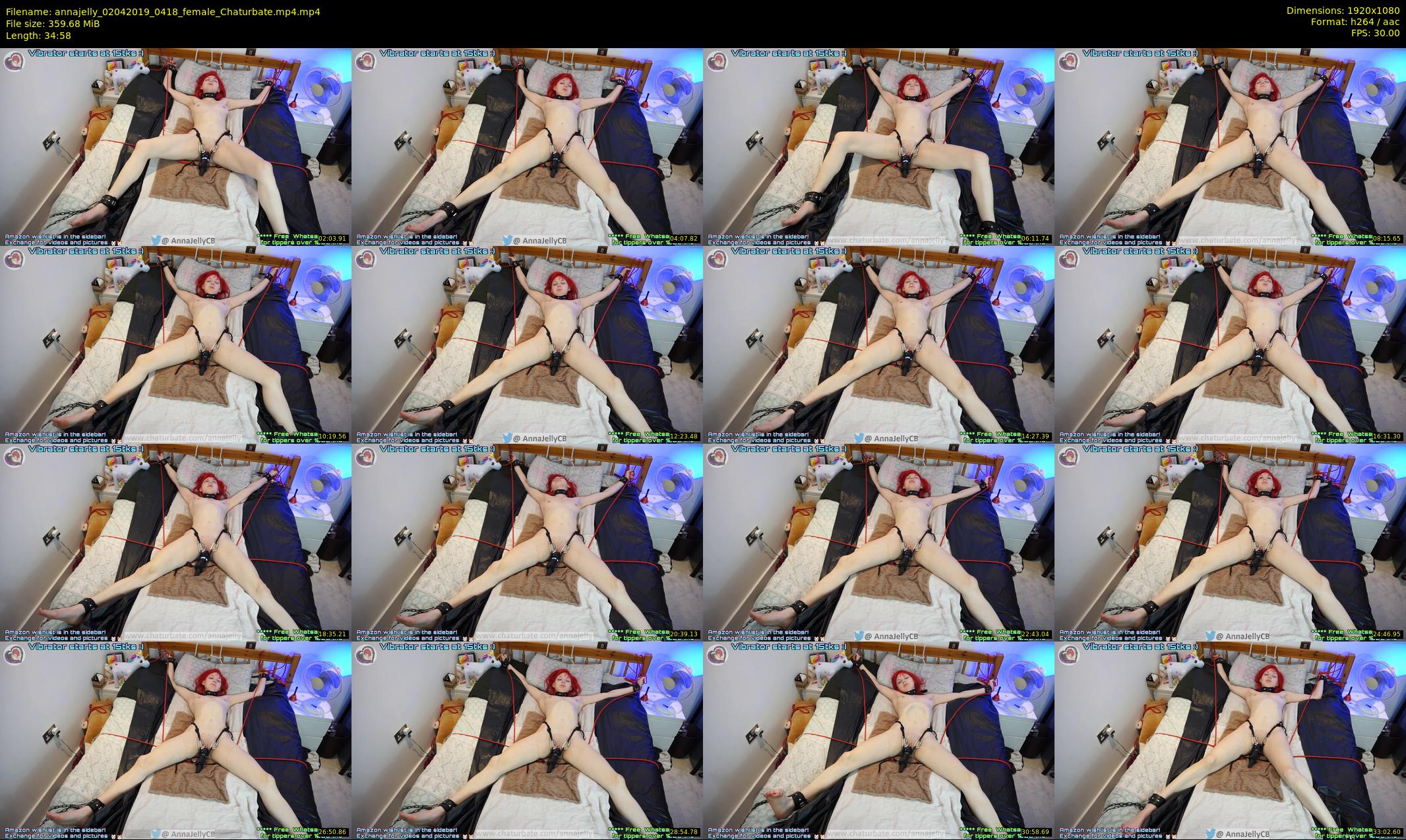 annajelly — 35 minute Chaturbate couple cam show recording, 1080p, Apr 2, 2019