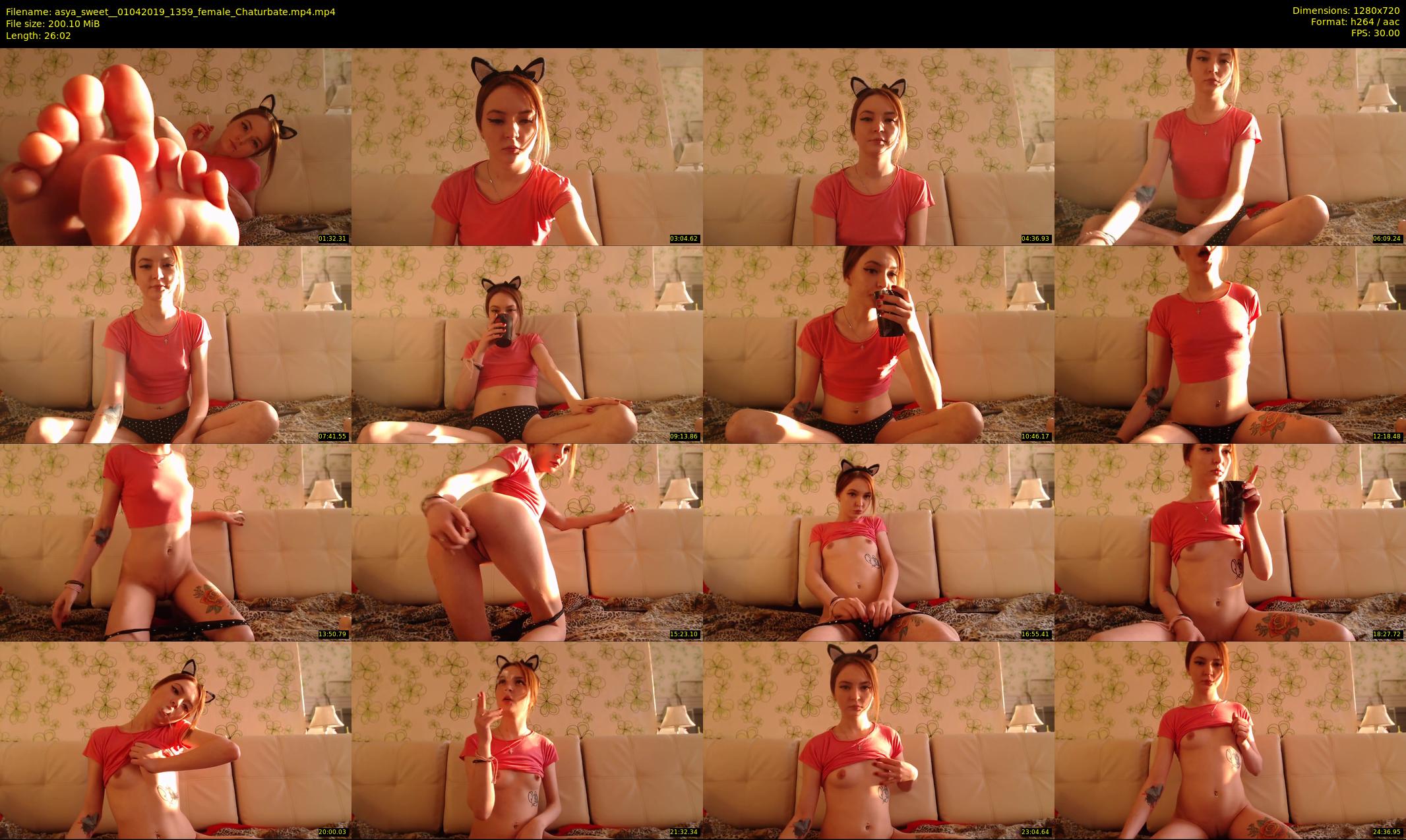 asya_sweet_ — 27 minute Chaturbate female cam show recording, 720p, Apr 1, 2019