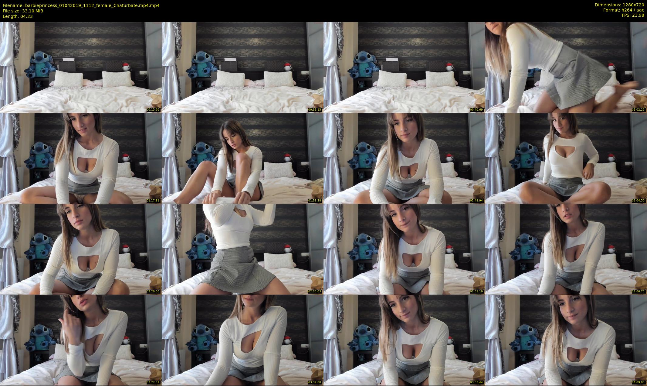 barbieprincess — 5 minute Chaturbate female cam show recording, 720p, Apr 1, 2019
