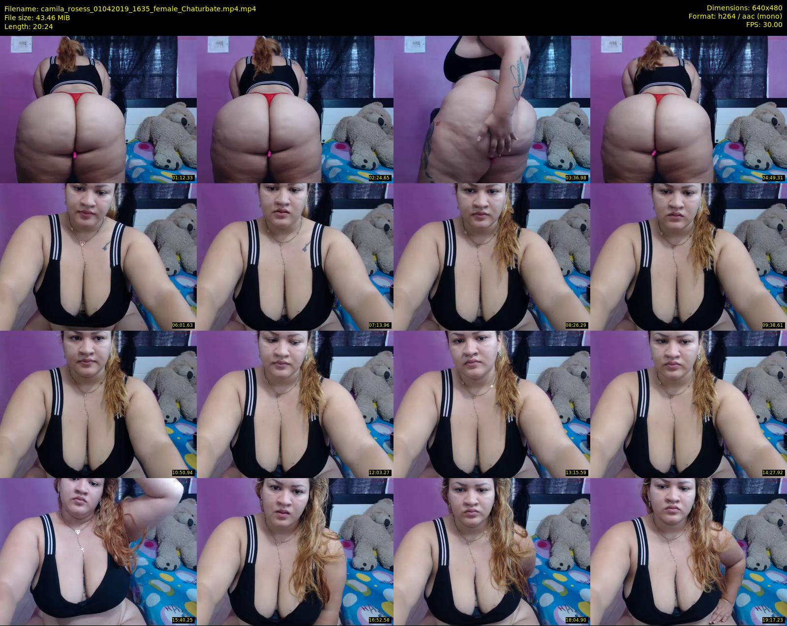 camila_rosess — 21 minute Chaturbate female cam show recording, 480p, Apr 1, 2019
