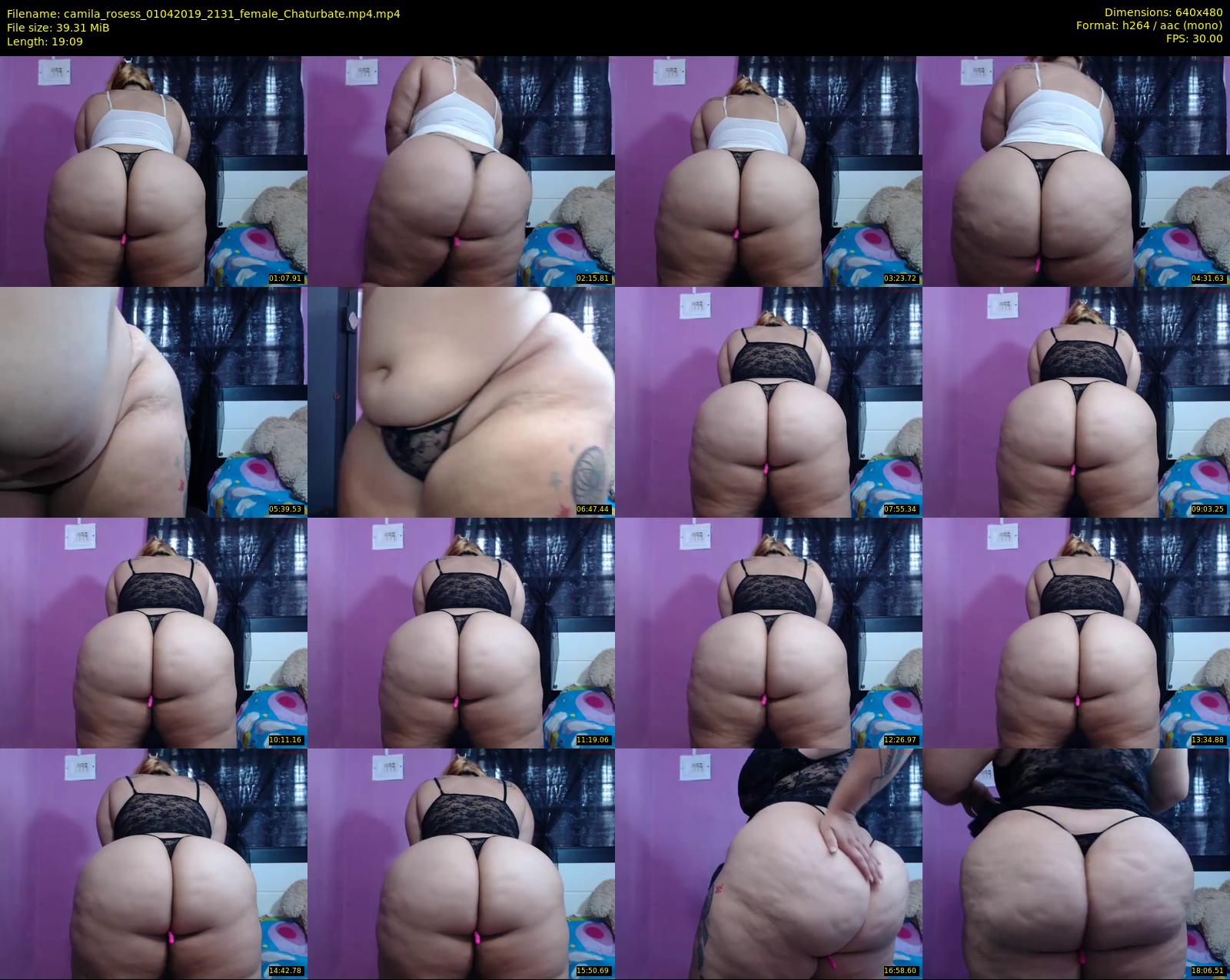 camila_rosess — 20 minute Chaturbate female cam show recording, 480p, Apr 1, 2019
