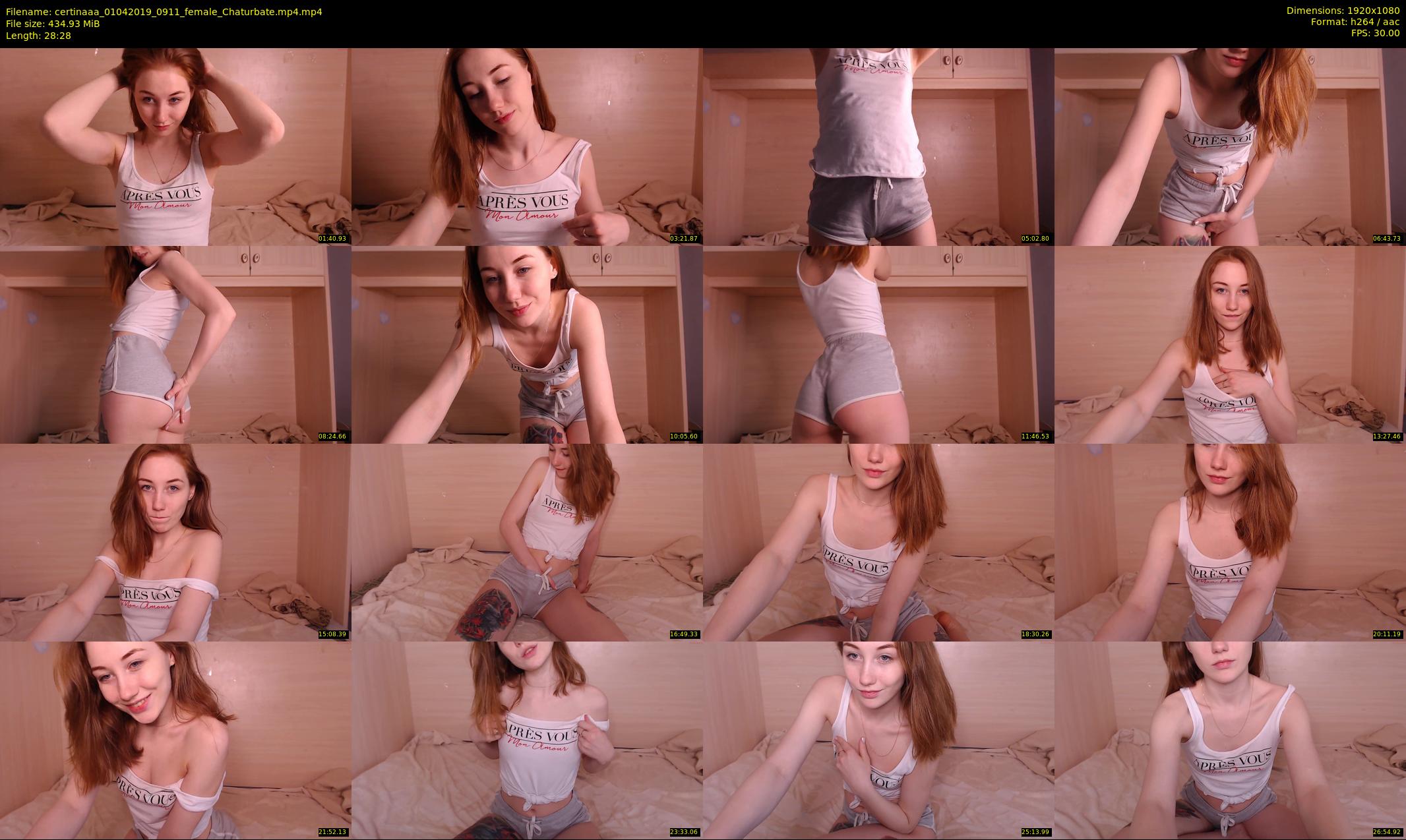 certinaaa — 29 minute Chaturbate female cam show recording, 1080p, Apr 1, 2019