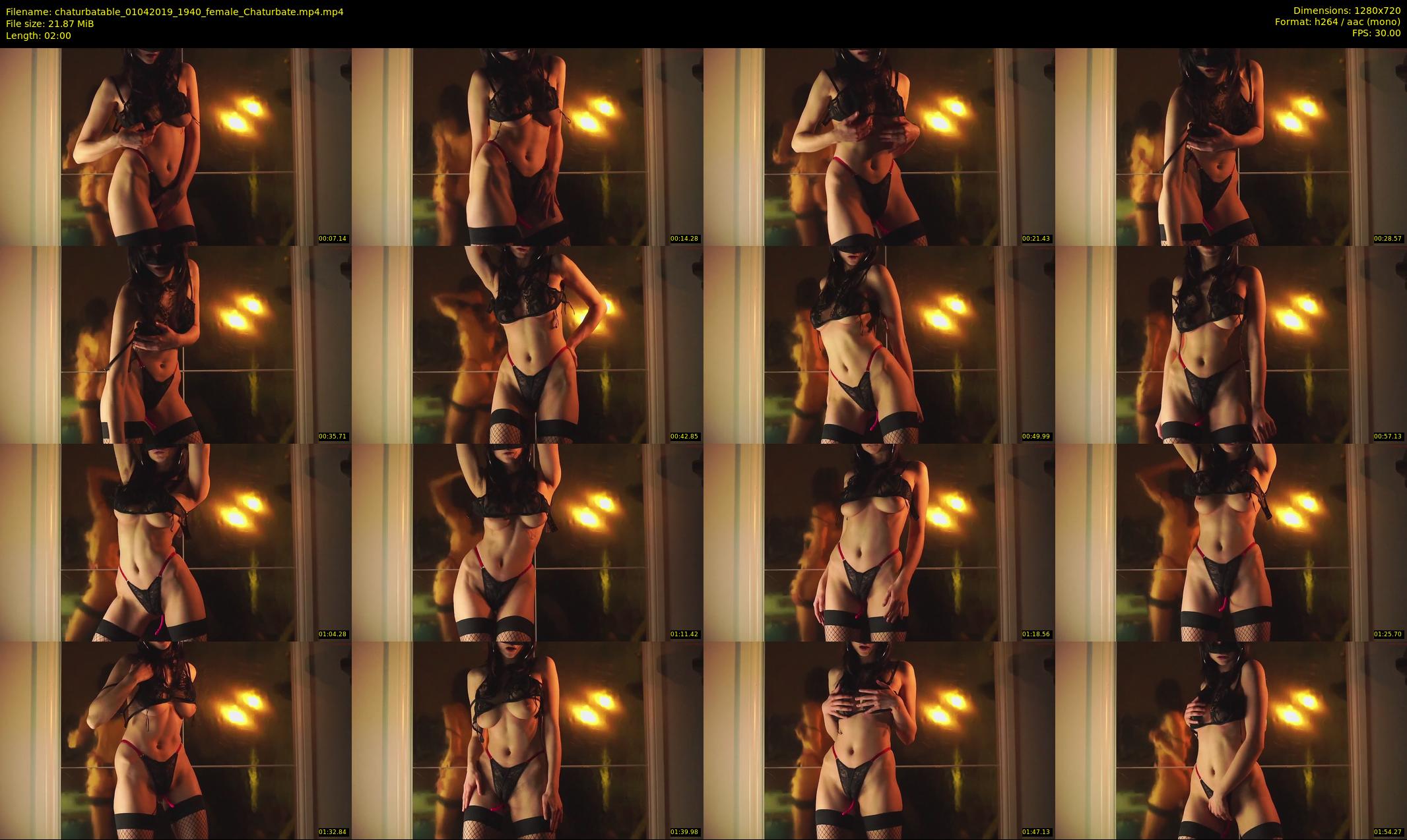 chaturbatable — 2 minute Chaturbate couple cam show recording, 720p, Apr 1, 2019