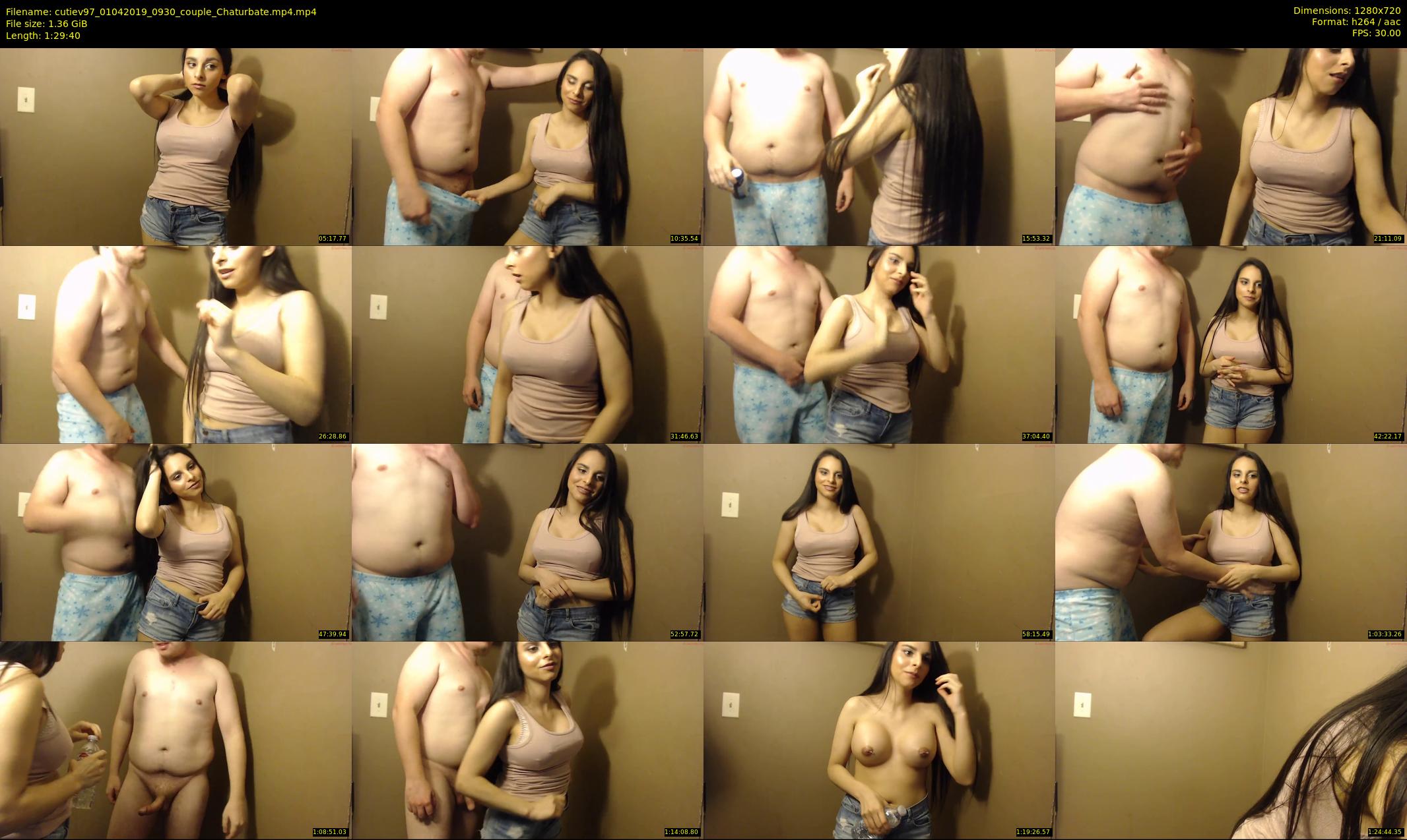 cutiev97 — 90 minute Chaturbate couple cam show recording, 720p, Apr 1, 2019