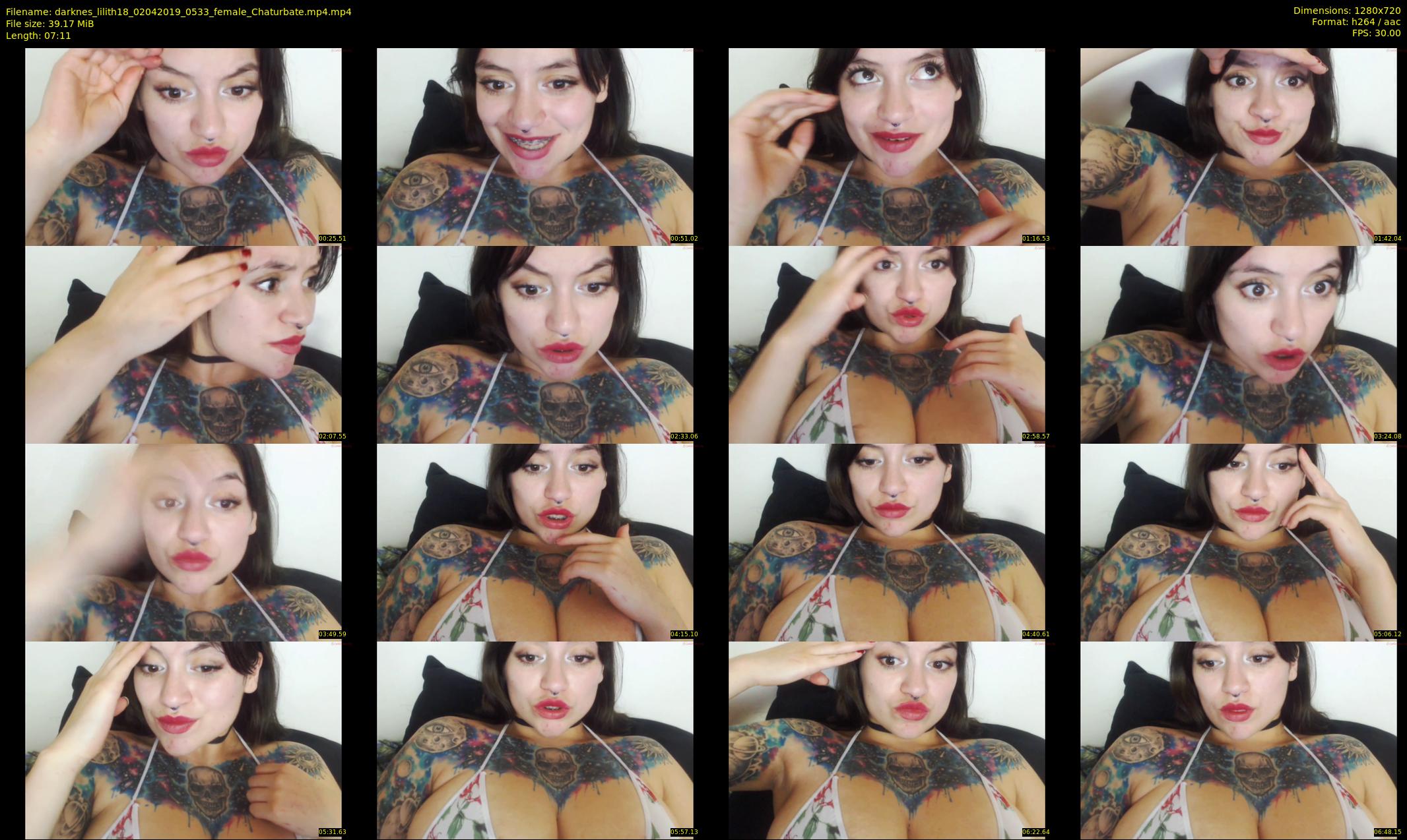 darknes_lilith18 — 8 minute Chaturbate female cam show recording, 720p, Apr 2, 2019