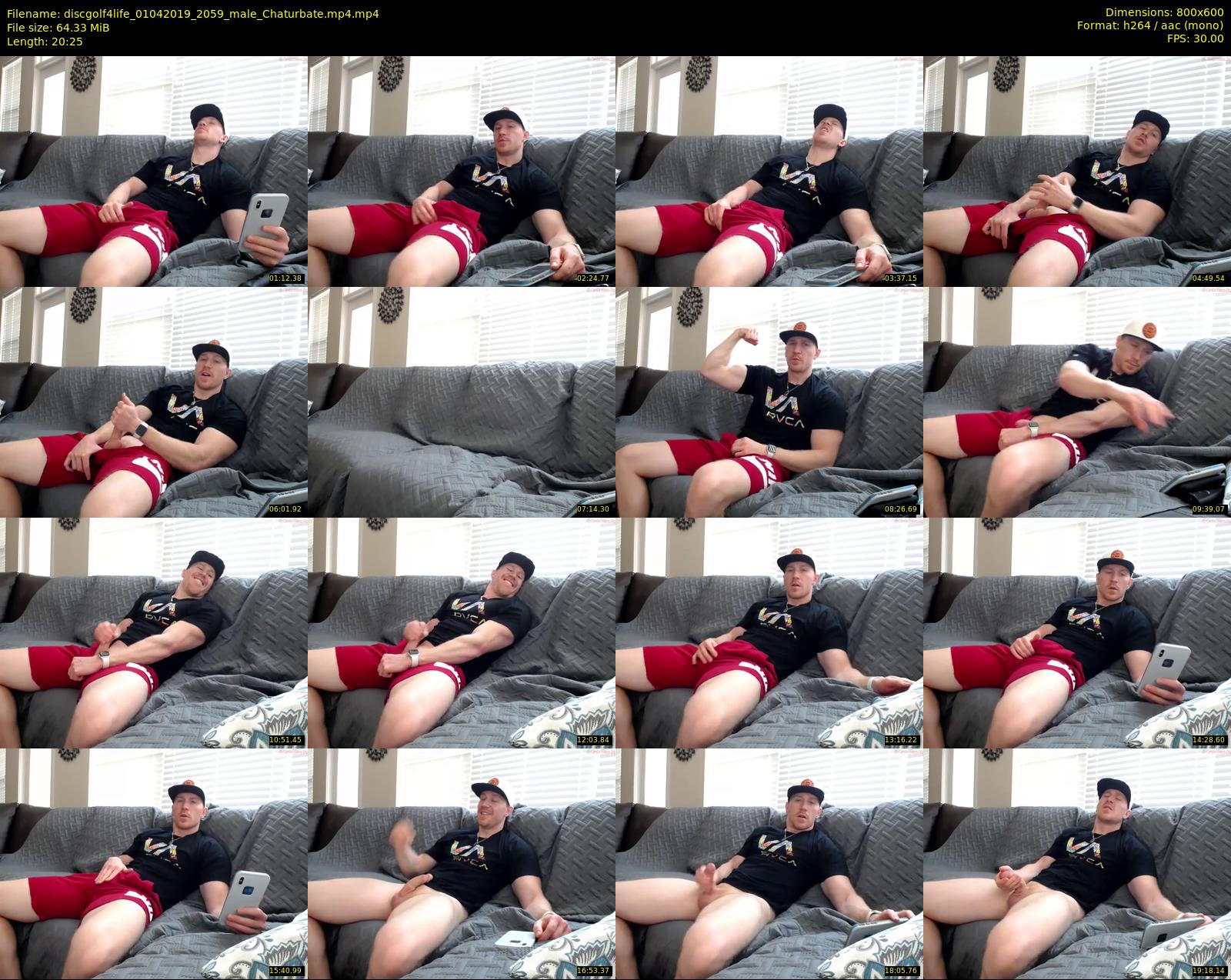 discgolf4life — 21 minute Chaturbate male cam show recording, 480p, Apr 1, 2019