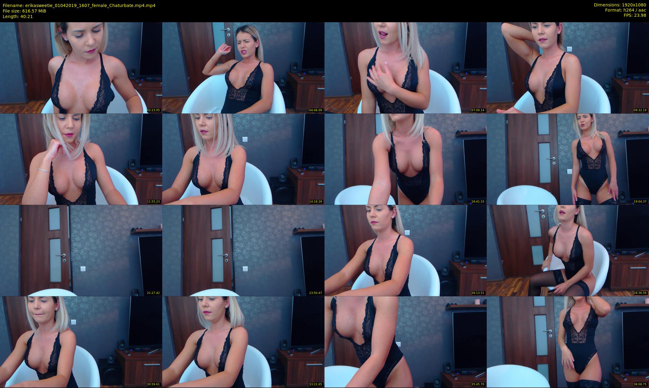 erikasweetie — 41 minute Chaturbate female cam show recording, 1080p, Apr 1, 2019