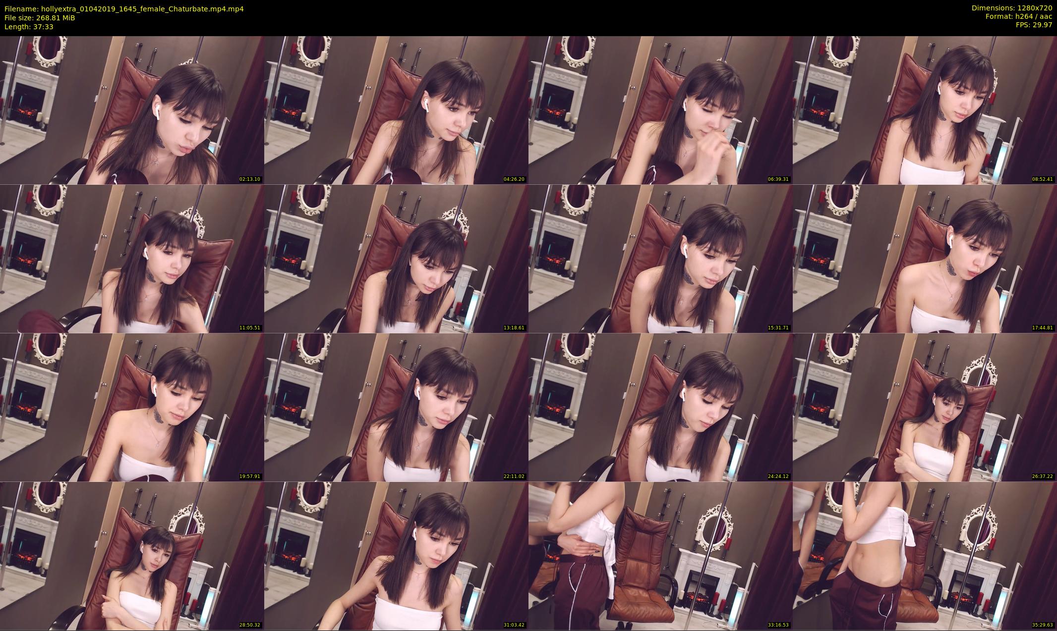 hollyextra — 38 minute Chaturbate female cam show recording, 720p, Apr 1, 2019