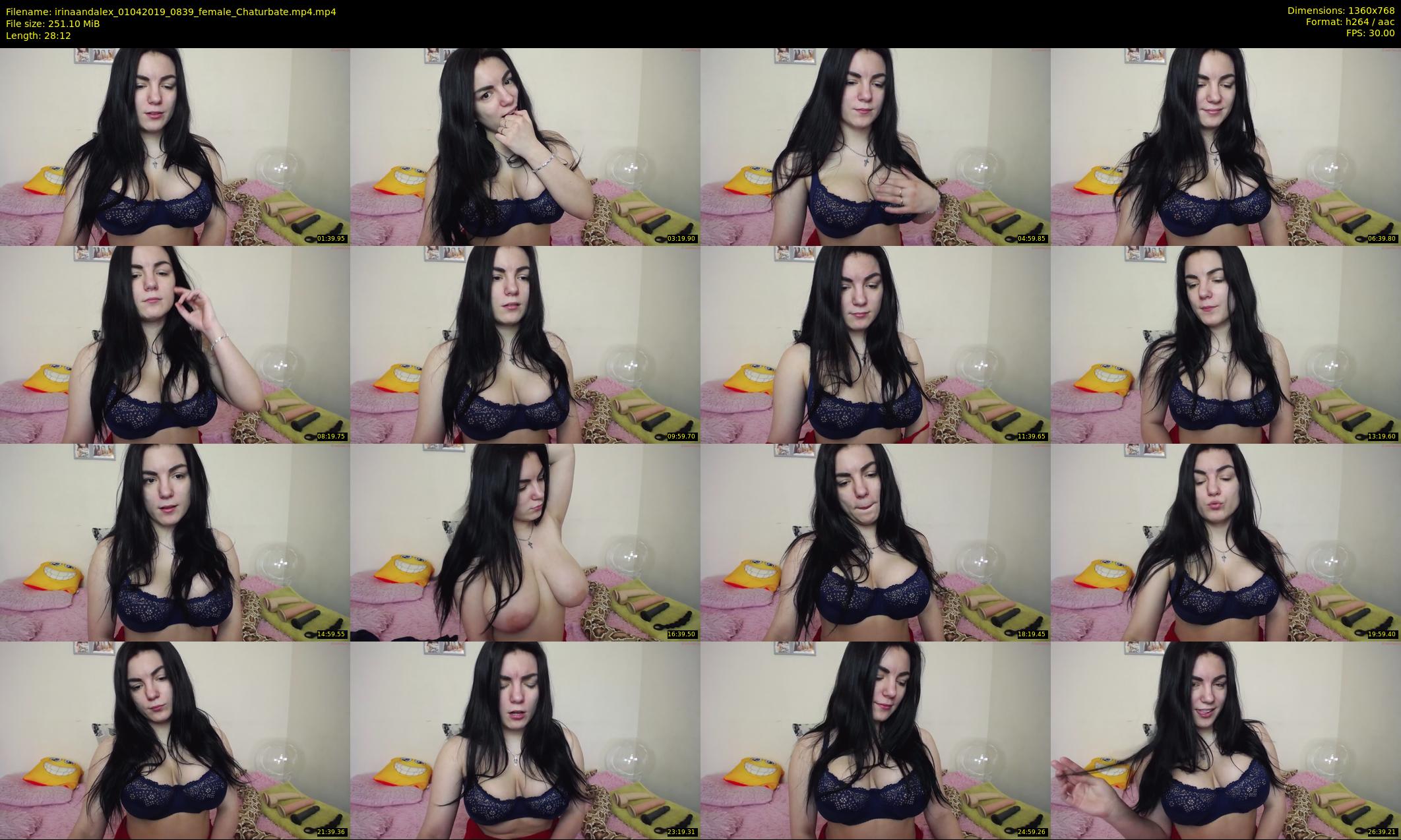 irinaandalex — 29 minute Chaturbate couple cam show recording, 720p, Apr 1, 2019