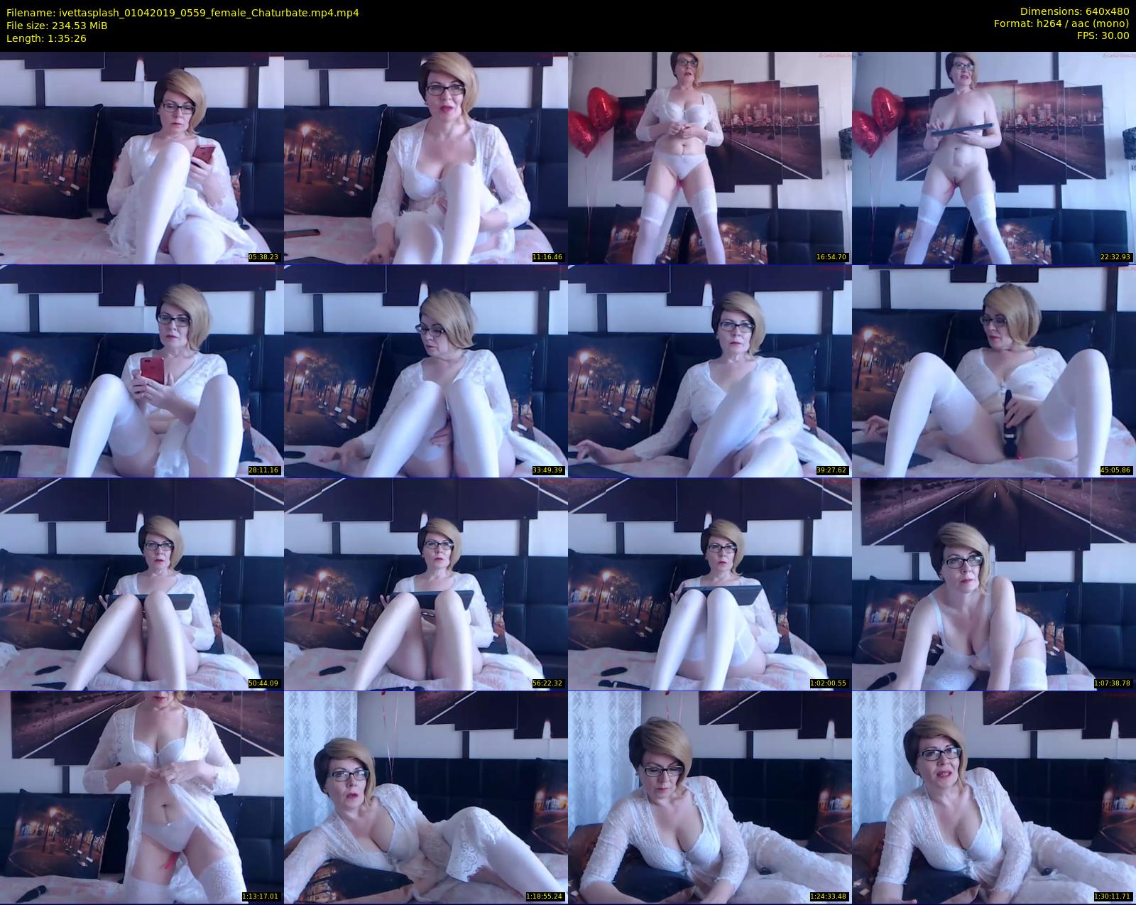 ivettasplash — 96 minute Chaturbate female cam show recording, 480p, Apr 1, 2019