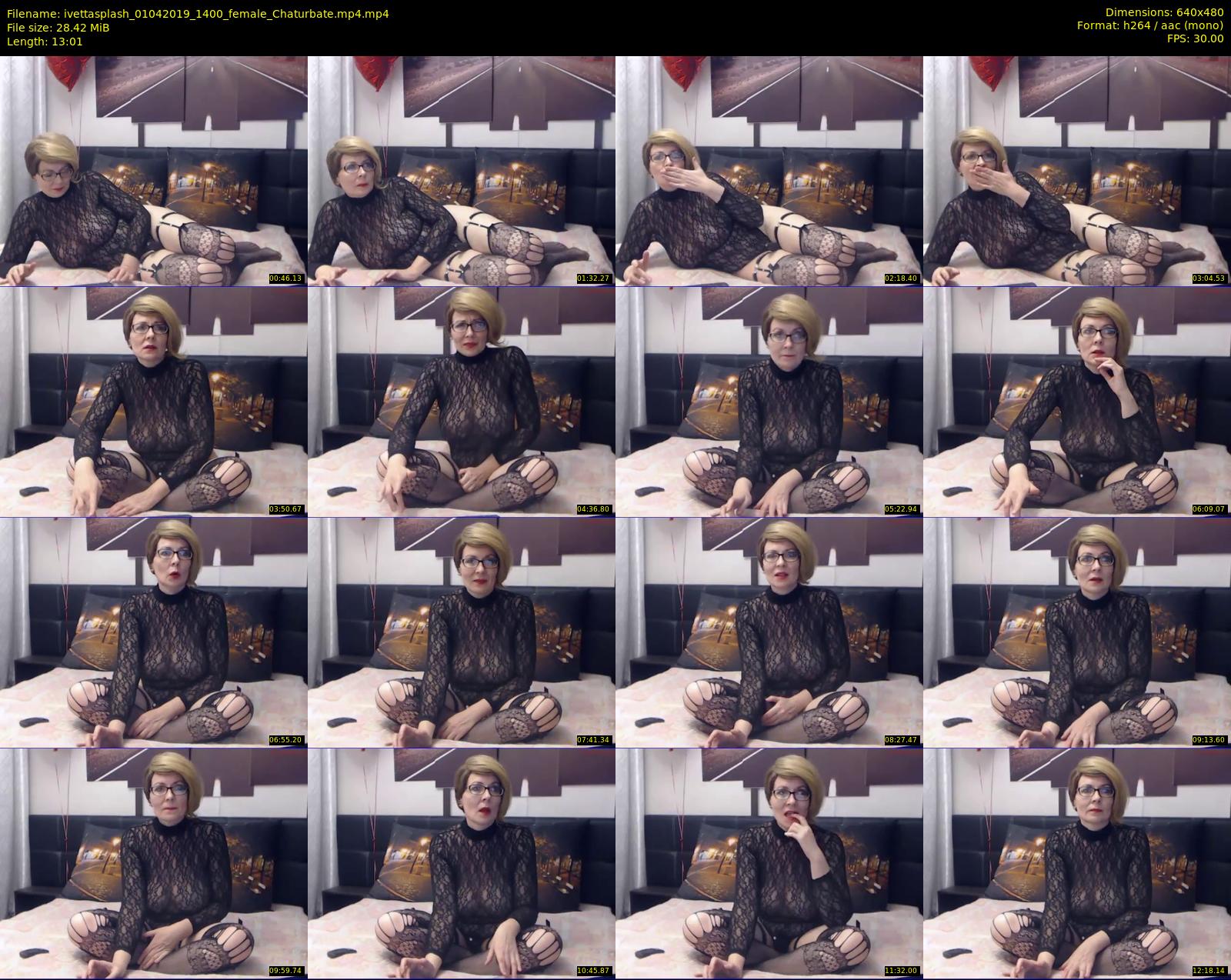 ivettasplash — 14 minute Chaturbate female cam show recording, 480p, Apr 1, 2019