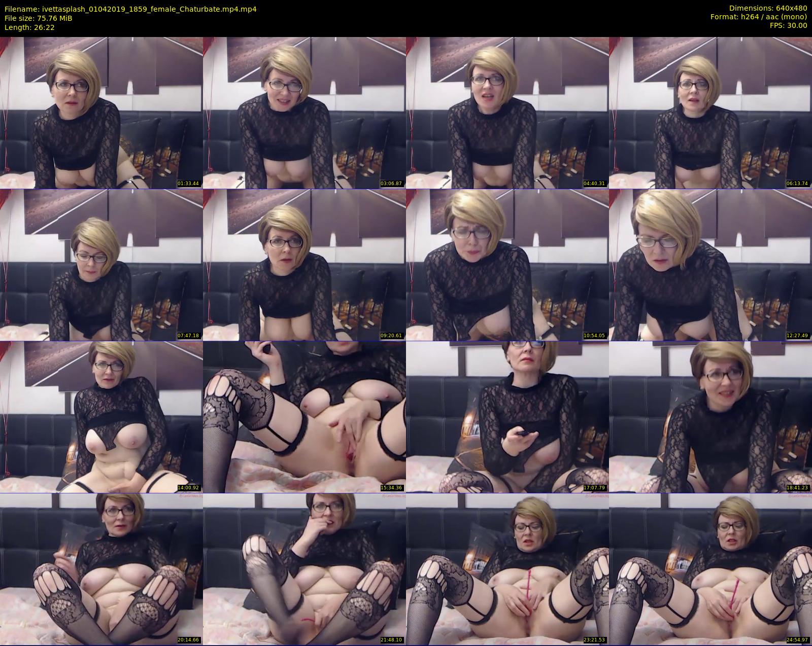 ivettasplash — 27 minute Chaturbate female cam show recording, 480p, Apr 1, 2019