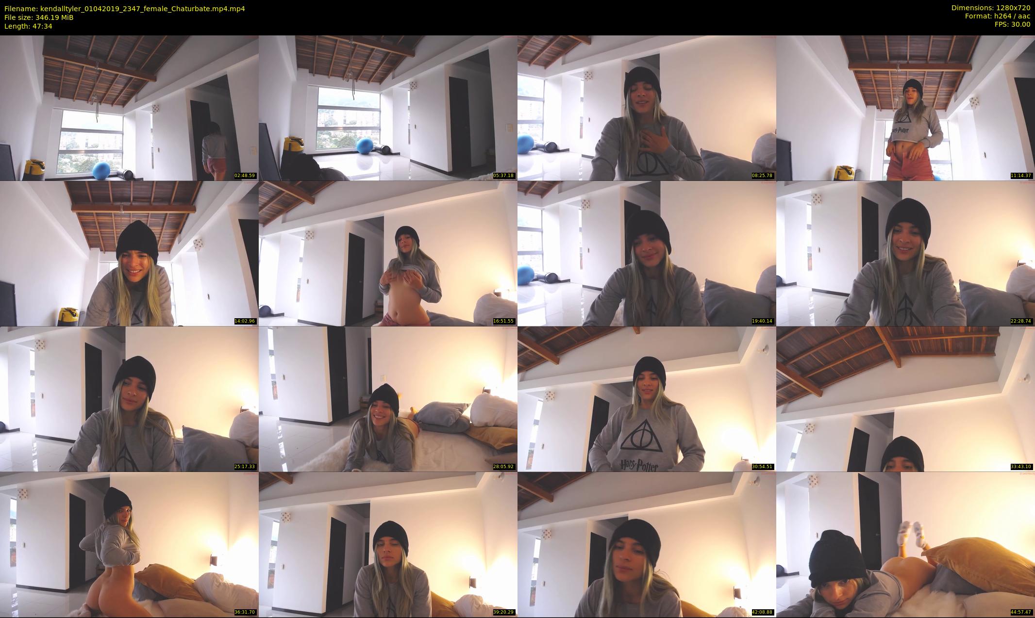 kendalltyler — 48 minute Chaturbate female cam show recording, 720p, Apr 1, 2019