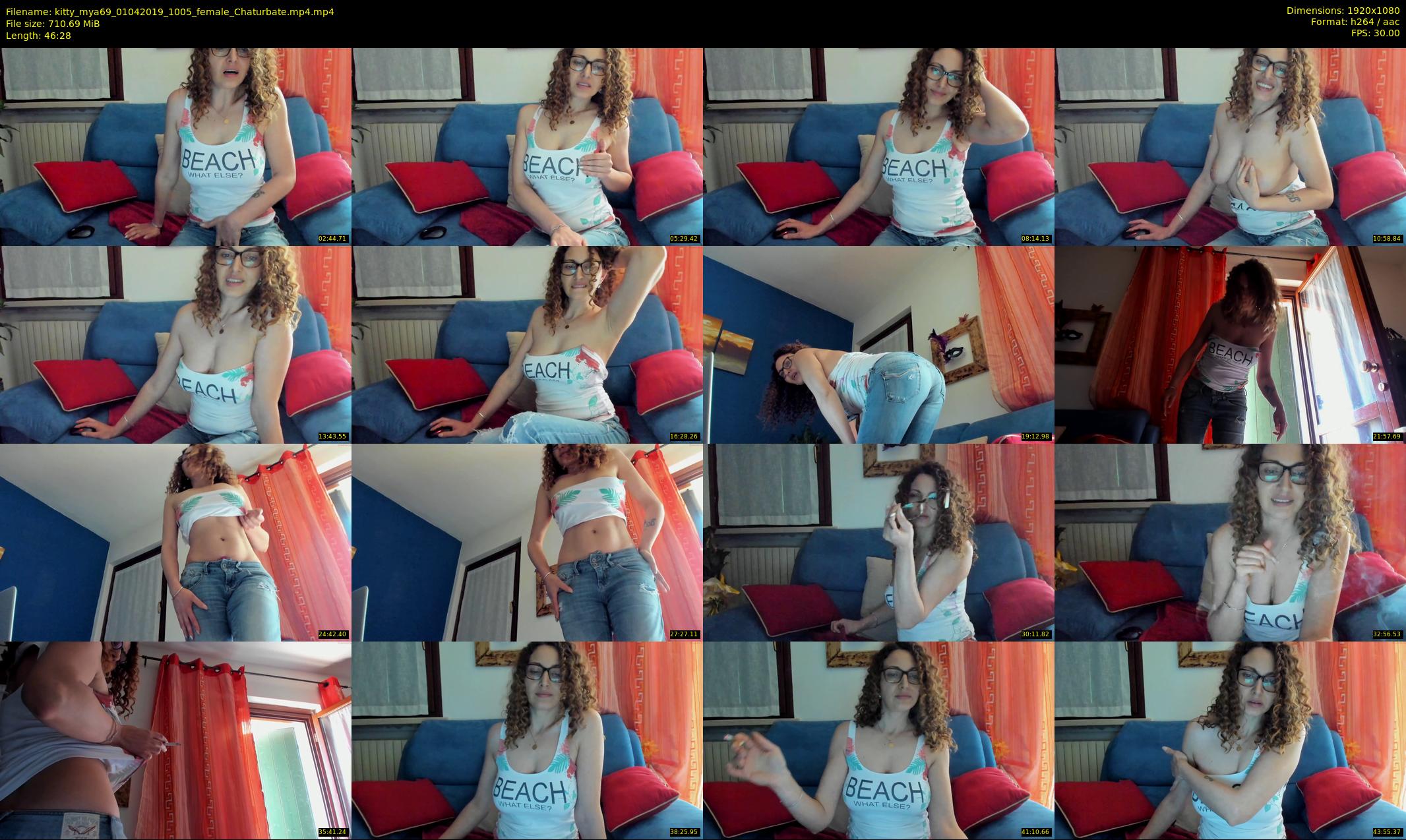 kitty_mya69 — 47 minute Chaturbate female cam show recording, 1080p, Apr 1, 2019