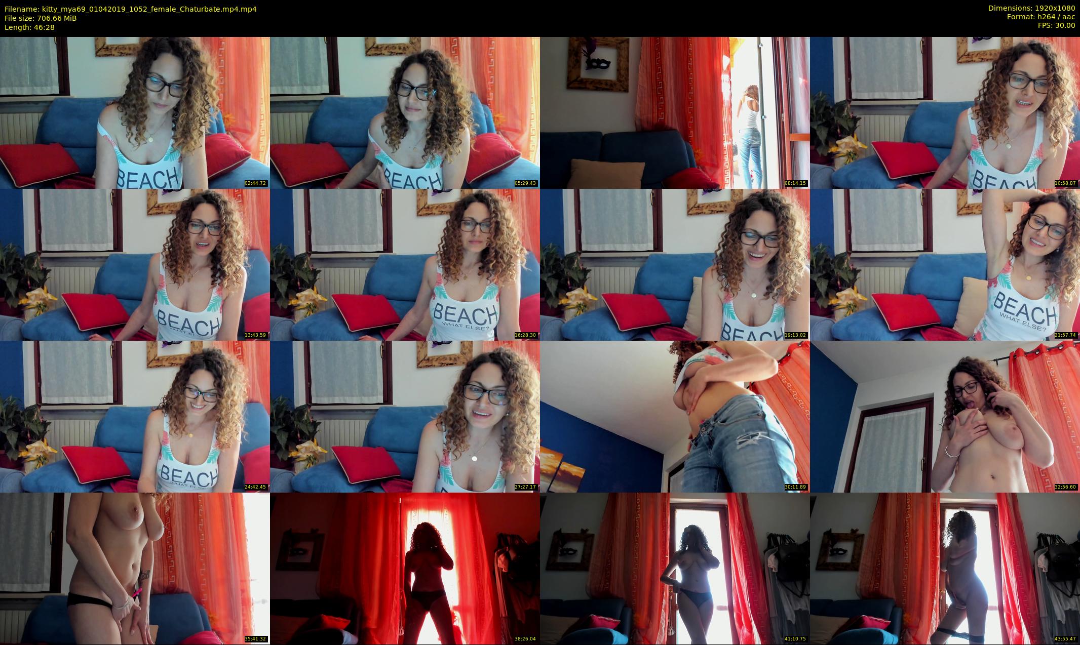kitty_mya69 — 47 minute Chaturbate female cam show recording, 1080p, Apr 1, 2019
