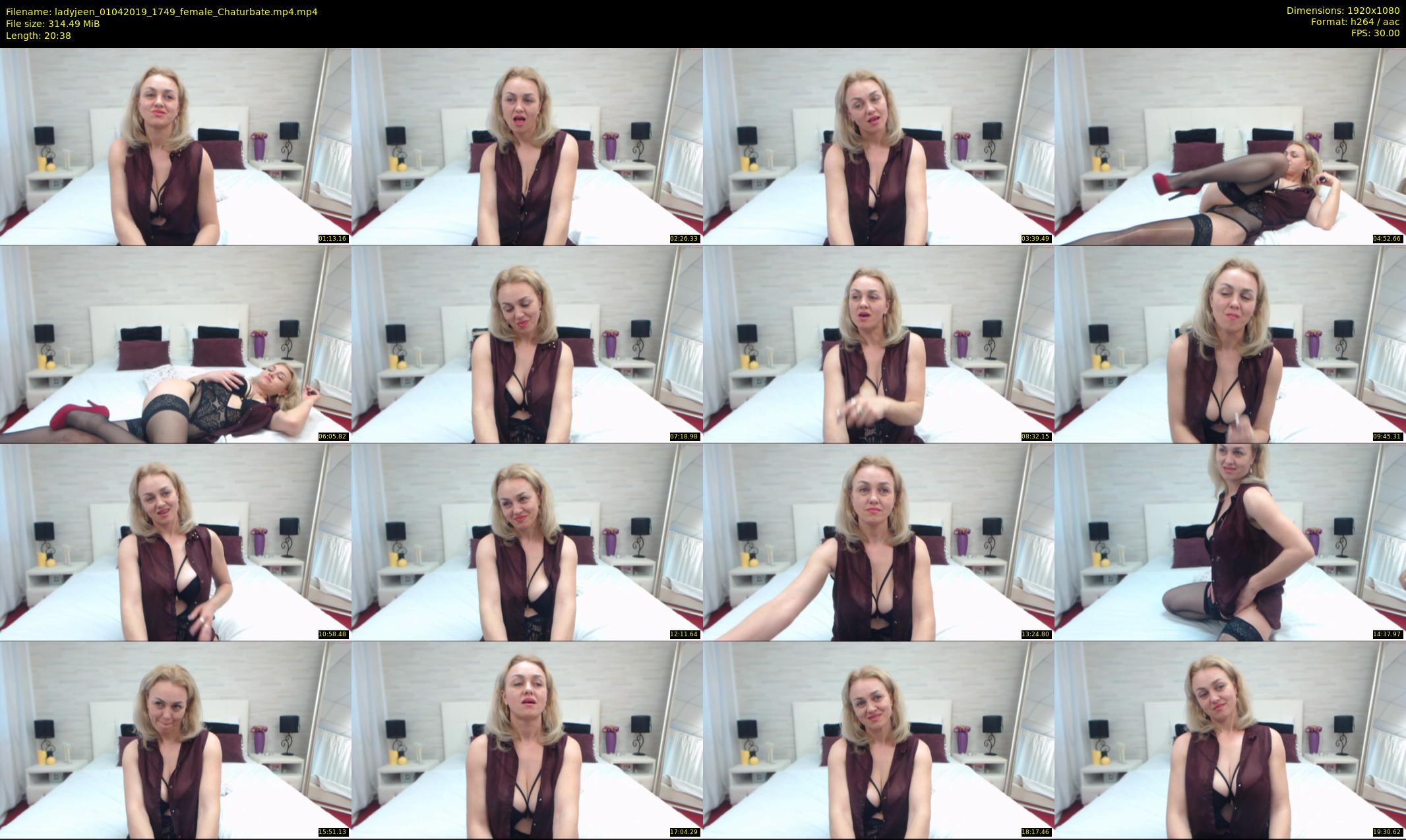 ladyjeen — 21 minute Chaturbate female cam show recording, 1080p, Apr 1, 2019