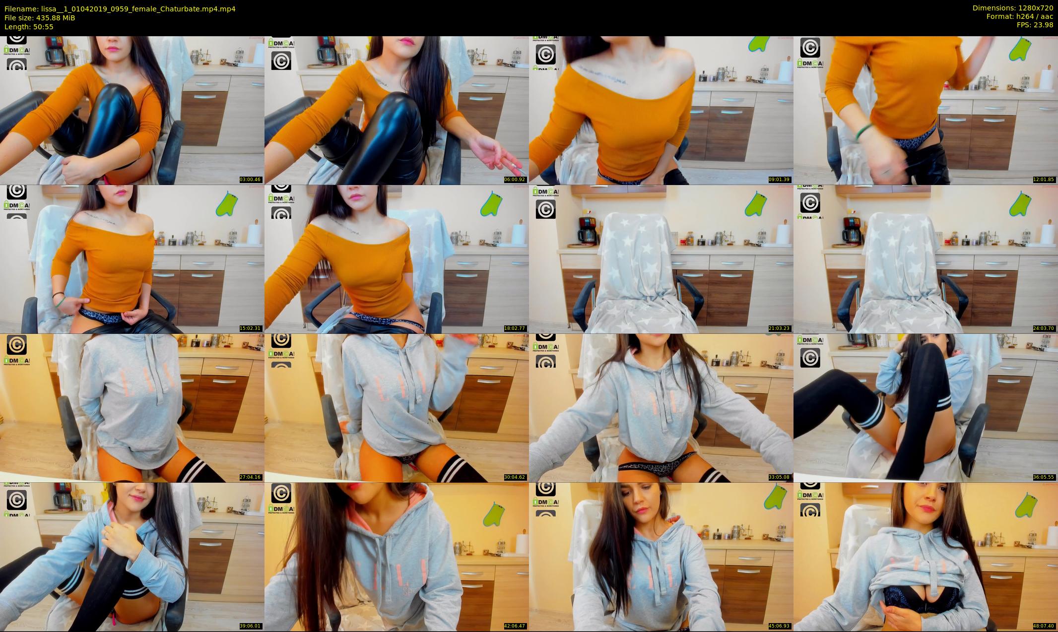 lissa__1 — 51 minute Chaturbate female cam show recording, 720p, Apr 1, 2019