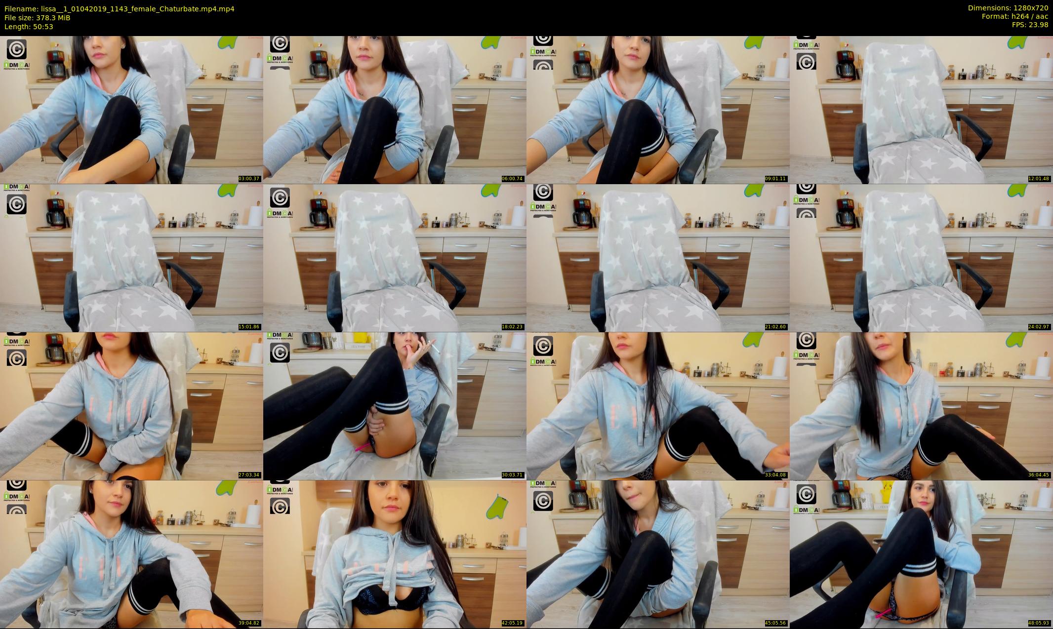 lissa__1 — 51 minute Chaturbate female cam show recording, 720p, Apr 1, 2019