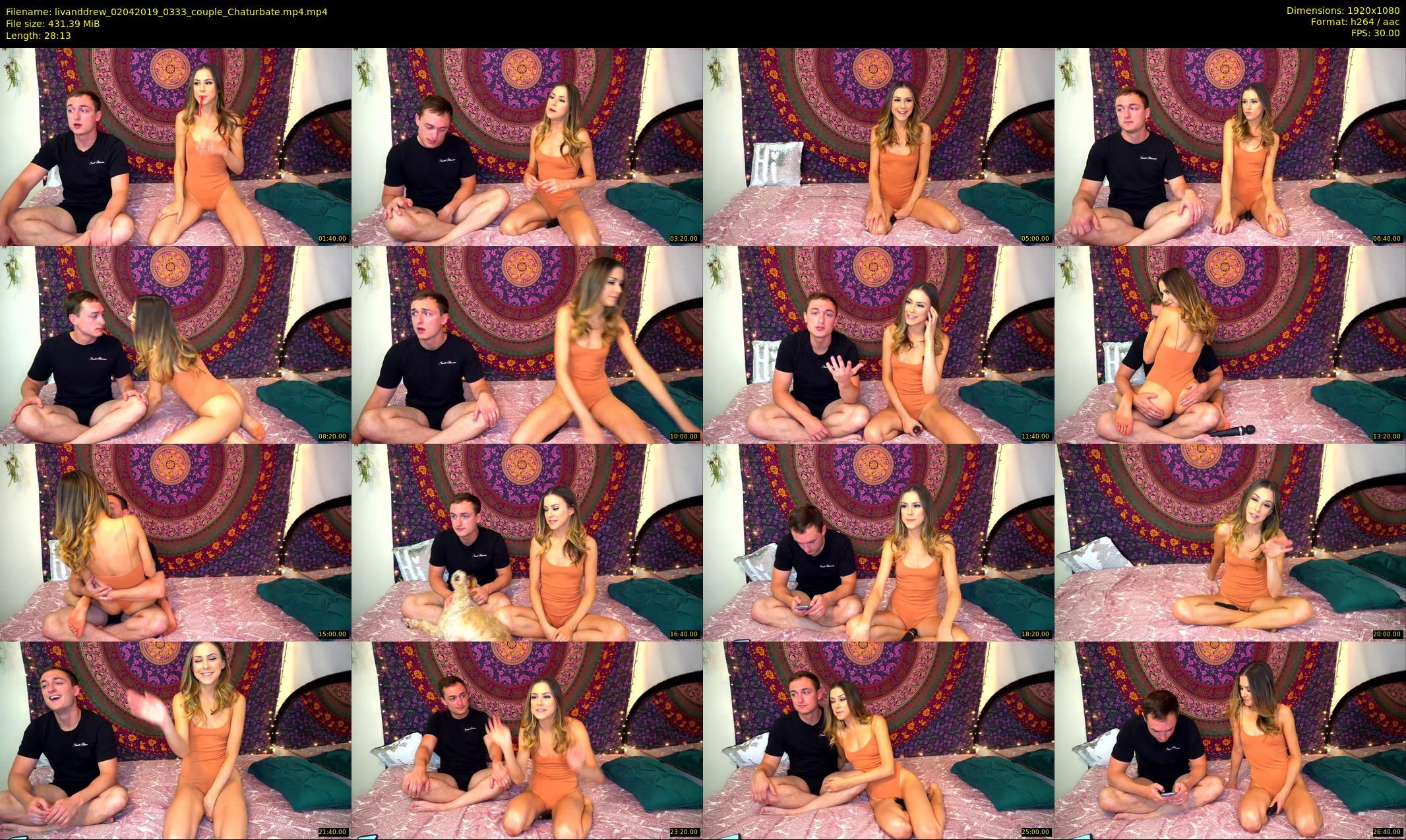 livanddrew — 29 minute Chaturbate couple cam show recording, 1080p, Apr 2, 2019