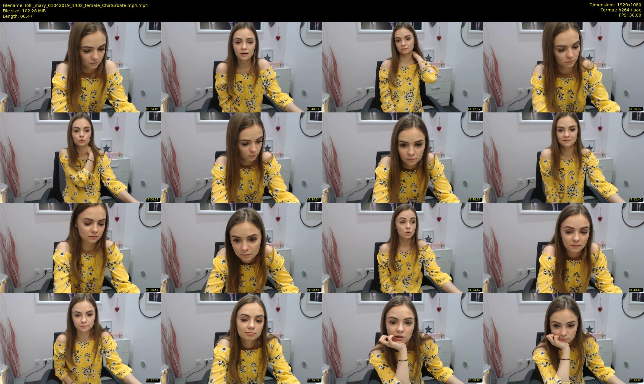 lolli_mary — 7 minute Chaturbate female cam show recording, 1080p, Apr 1, 2019