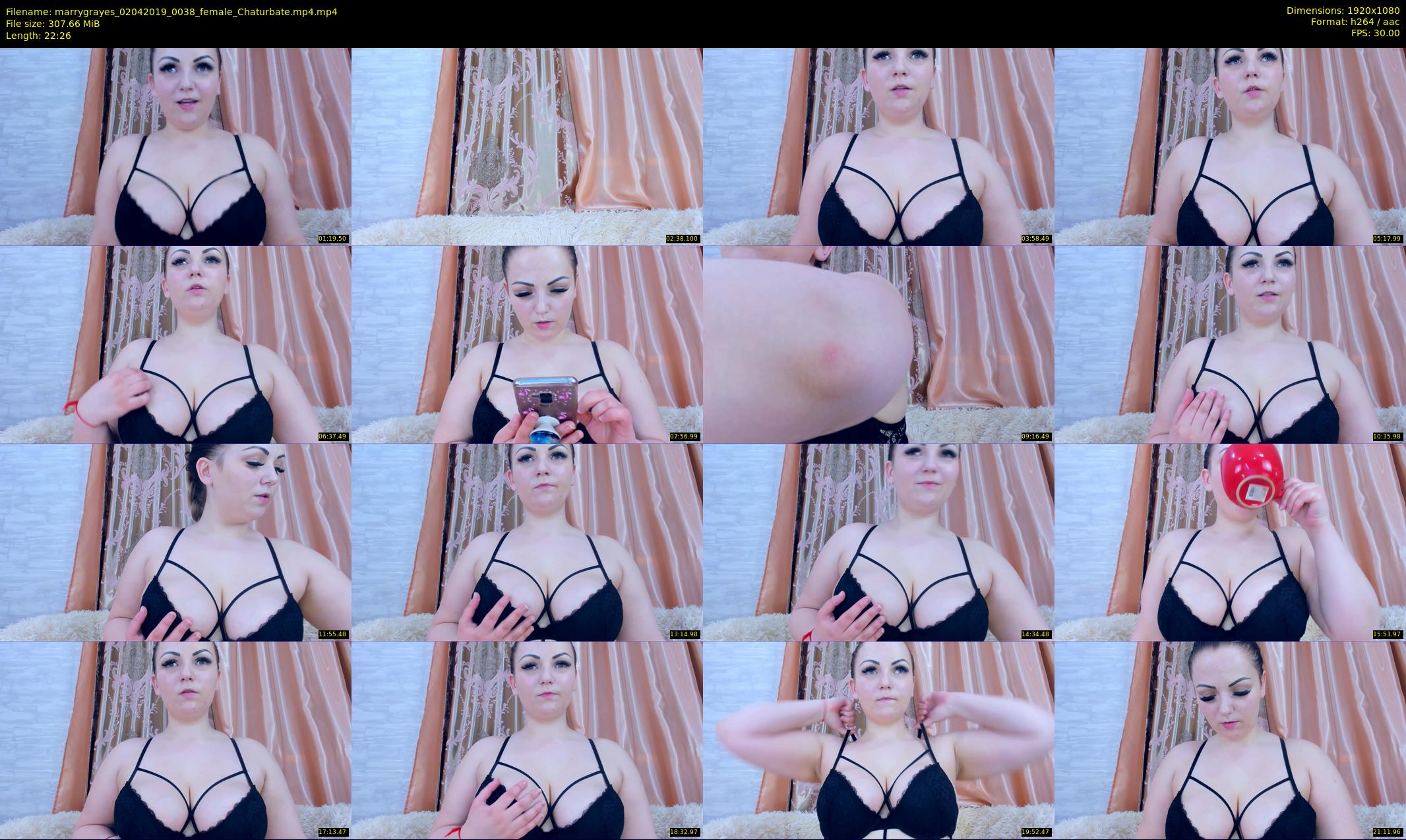 marrygrayes — 23 minute Chaturbate female cam show recording, 1080p, Apr 2, 2019