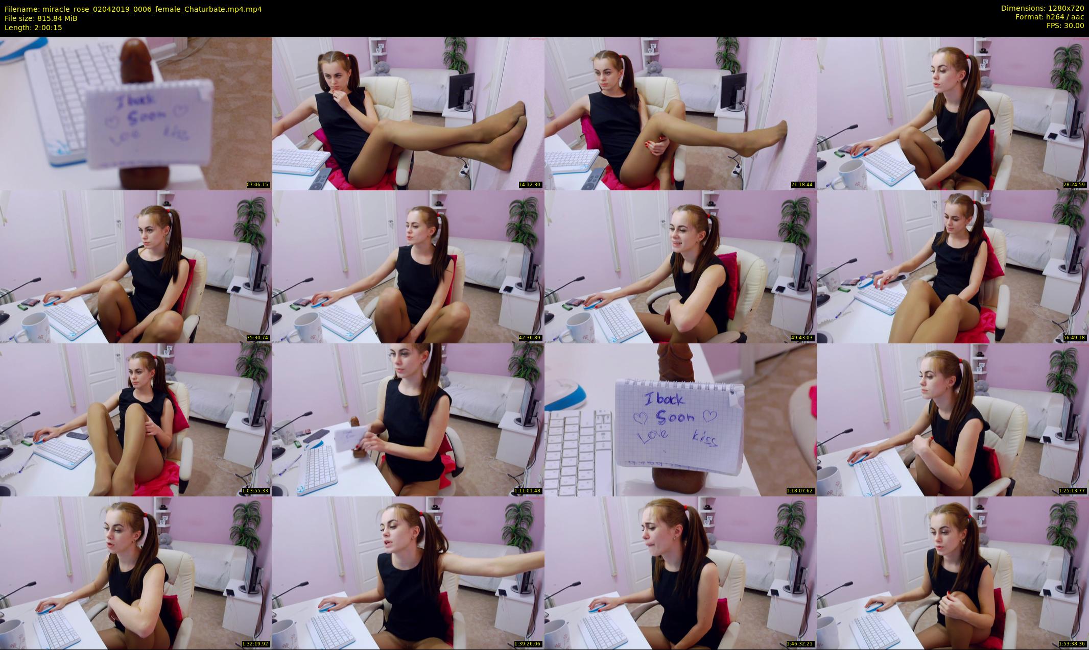 miracle_rose — 121 minute Chaturbate female cam show recording, 720p, Apr 2, 2019