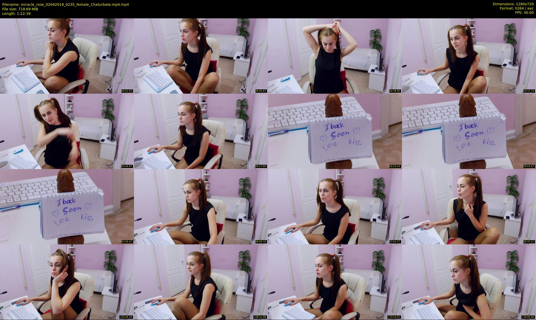 miracle_rose — 83 minute Chaturbate female cam show recording, 720p, Apr 2, 2019