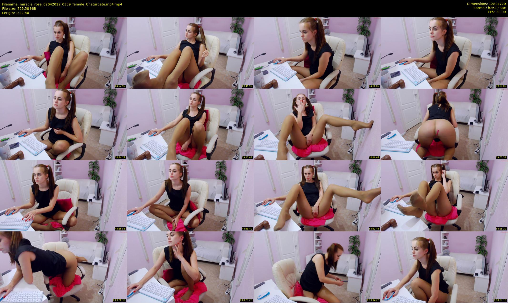 miracle_rose — 83 minute Chaturbate female cam show recording, 720p, Apr 2, 2019
