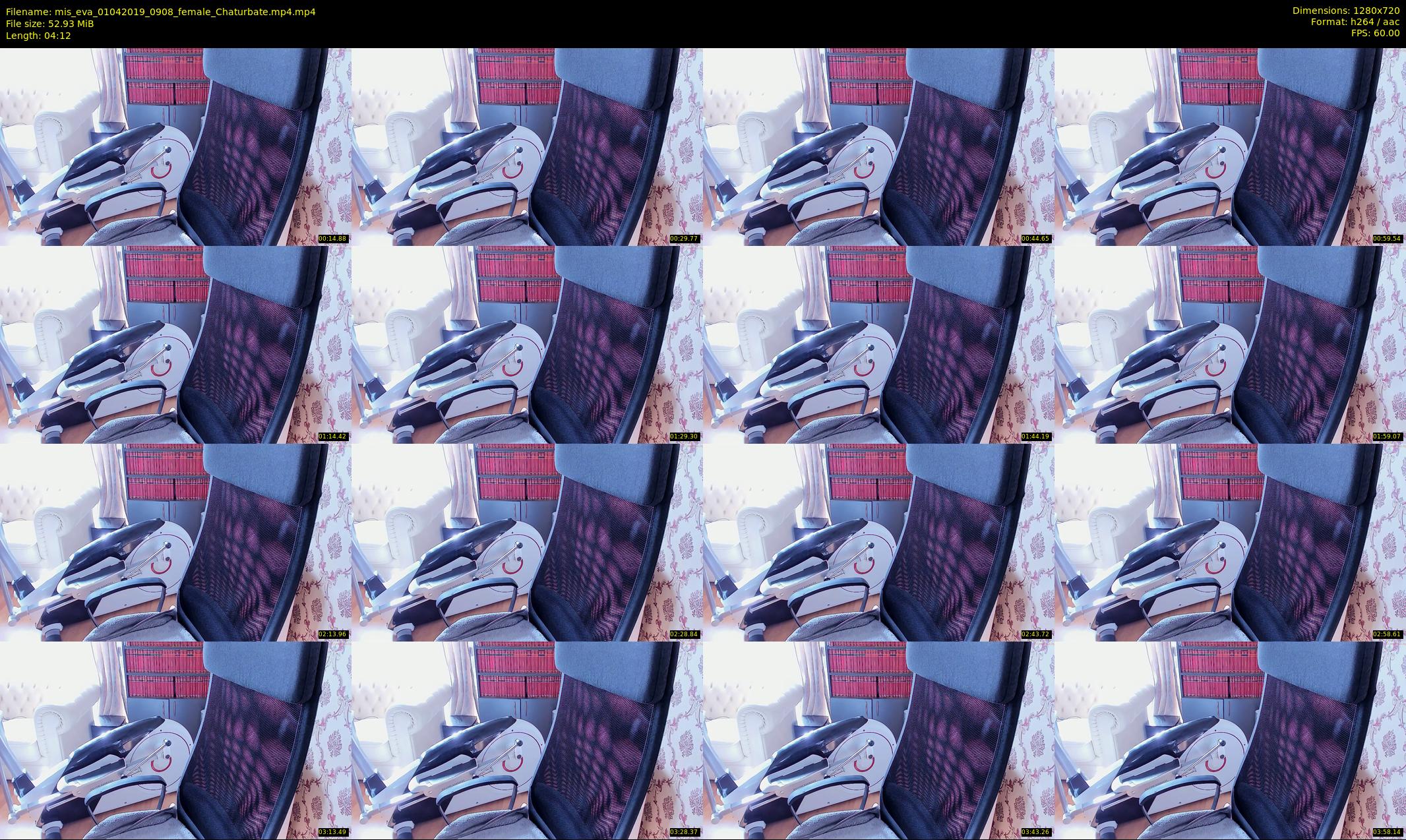 mis_eva — 5 minute Chaturbate female cam show recording, 720p, Apr 1, 2019