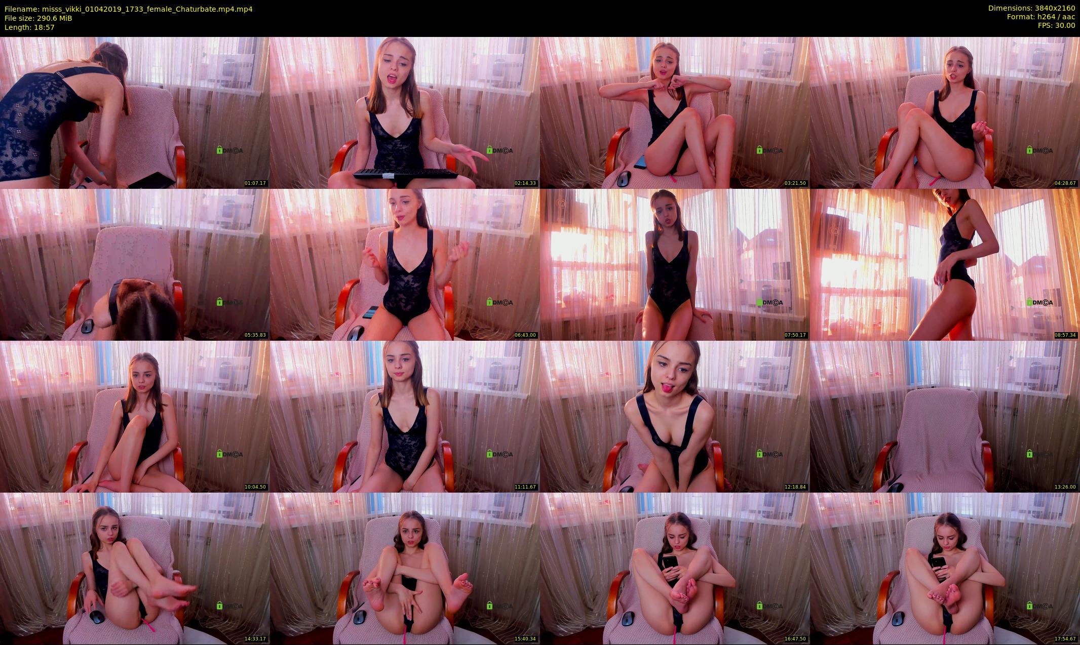 misss_vikki — 19 minute Chaturbate female cam show recording, 4K, Apr 1, 2019