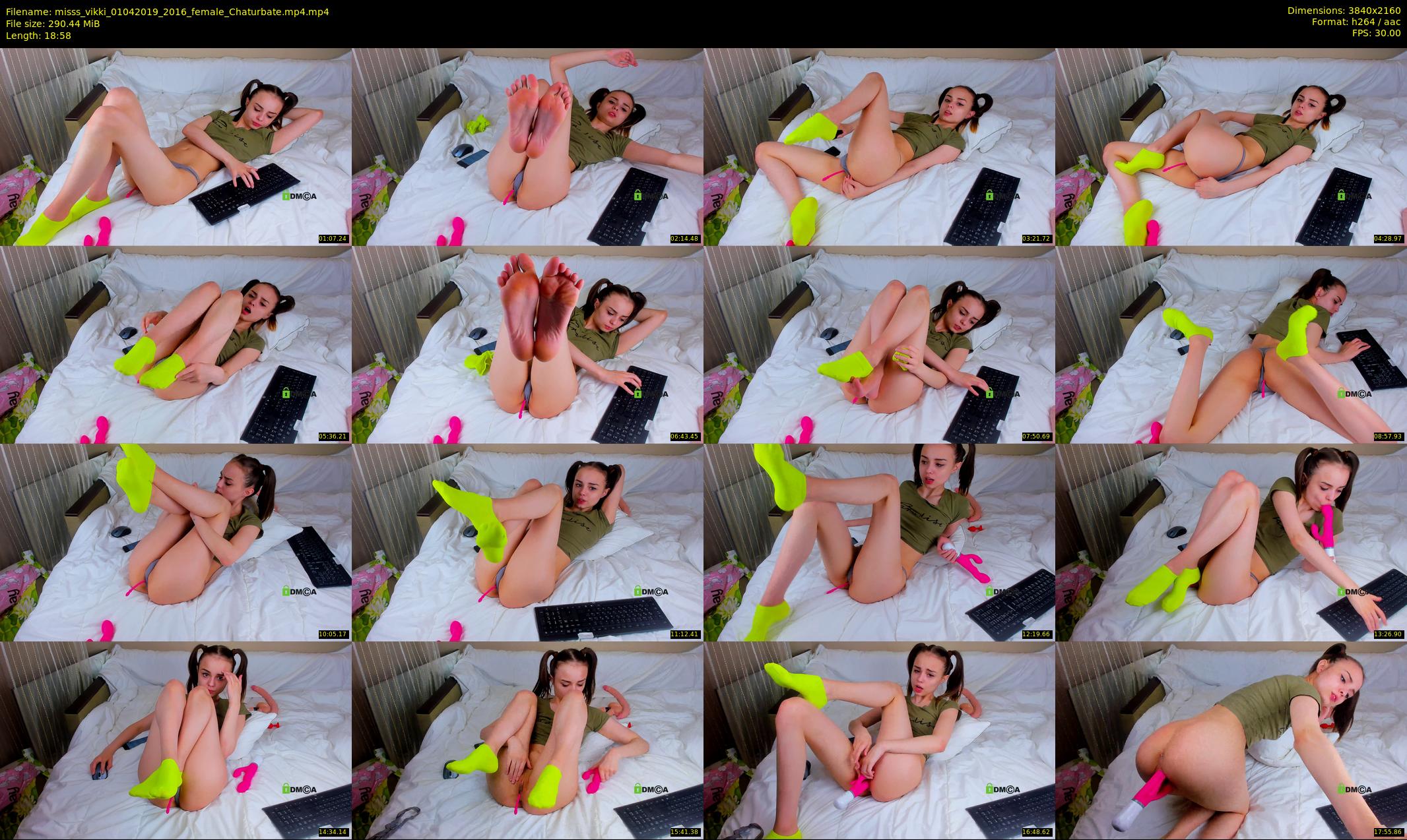 misss_vikki — 19 minute Chaturbate female cam show recording, 4K, Apr 1, 2019