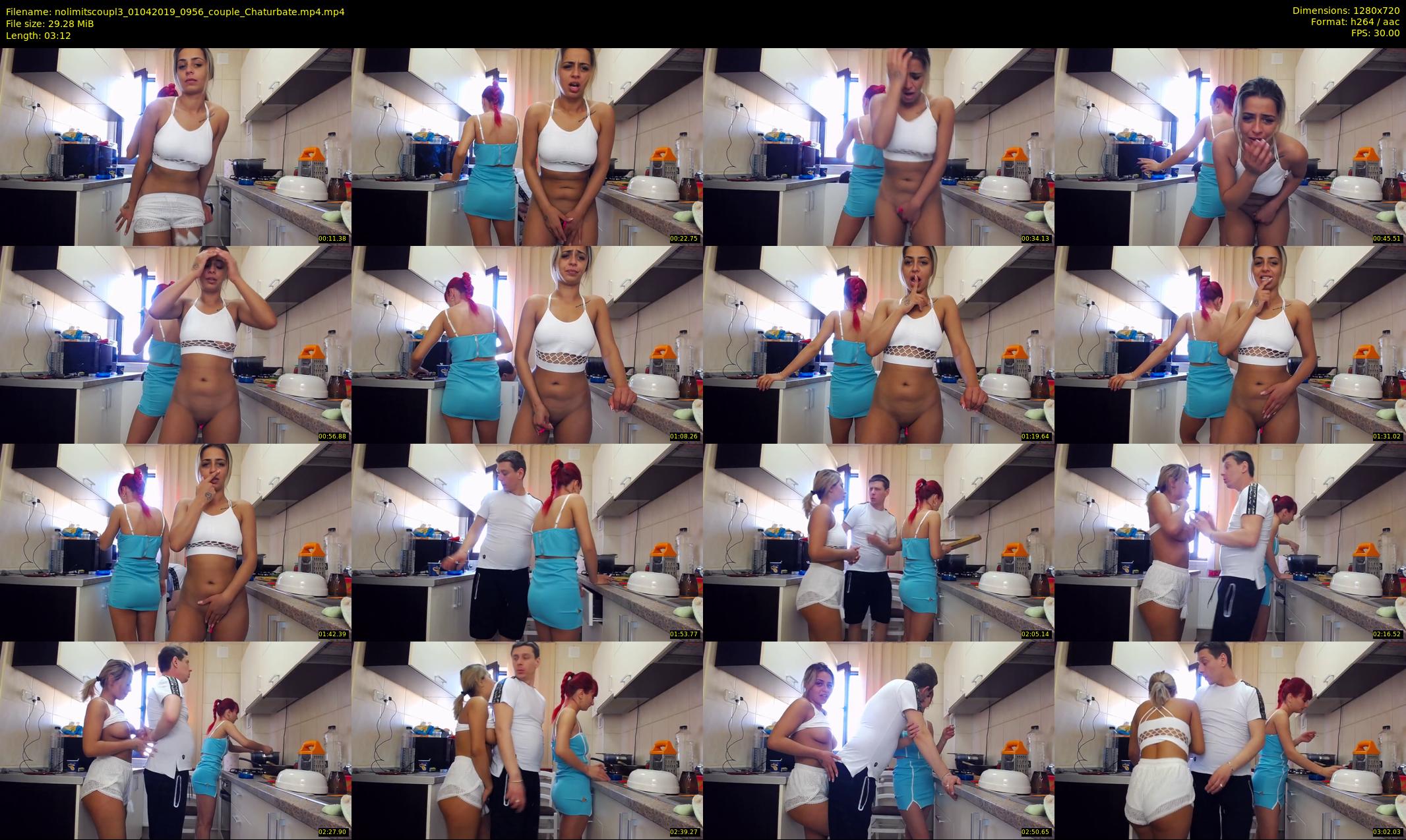 nolimitscoupl3 — 4 minute Chaturbate couple cam show recording, 720p, Apr 1, 2019