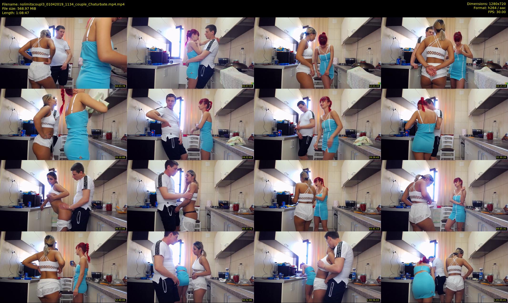 nolimitscoupl3 — 69 minute Chaturbate couple cam show recording, 720p, Apr 1, 2019