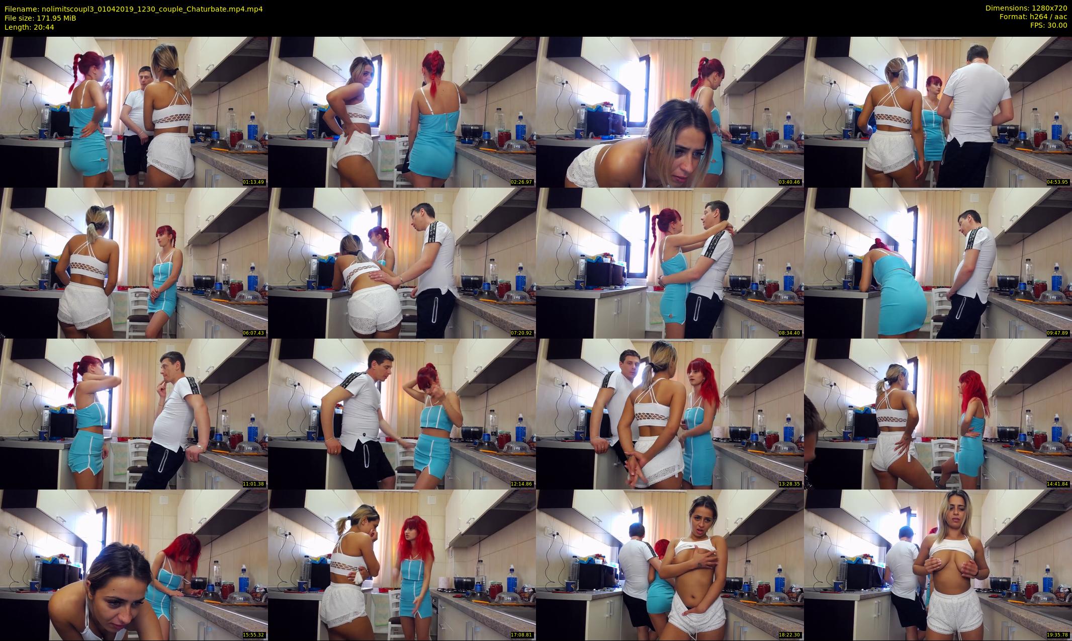 nolimitscoupl3 — 21 minute Chaturbate couple cam show recording, 720p, Apr 1, 2019