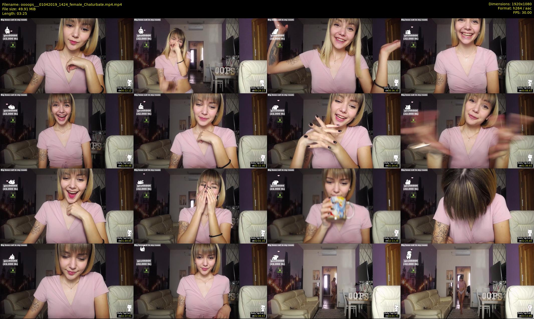 oooops__ — 4 minute Chaturbate female cam show recording, 1080p, Apr 1, 2019